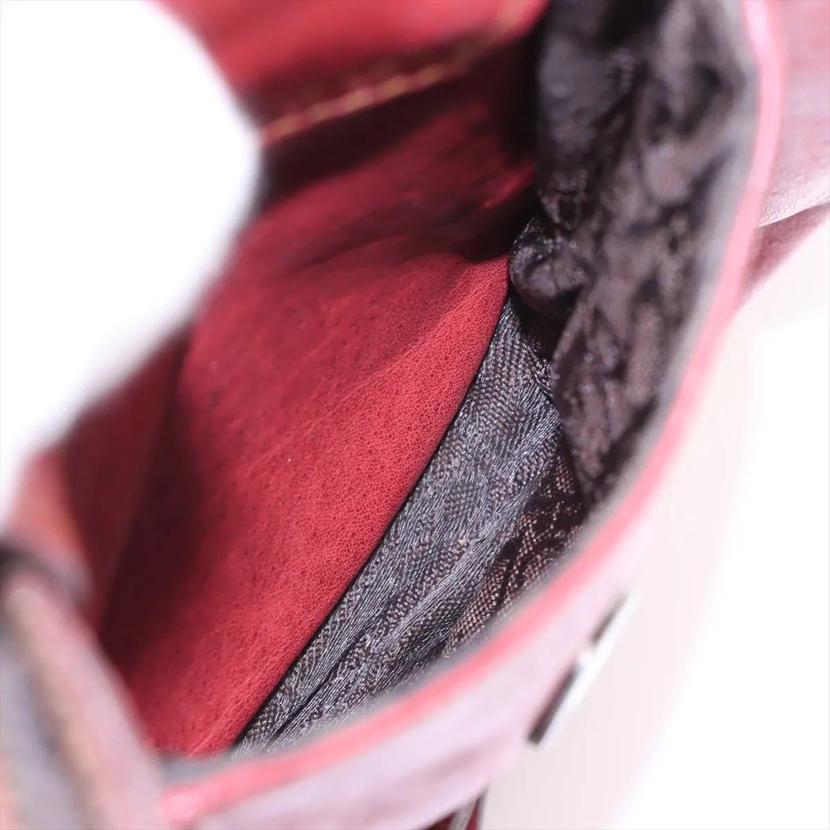 Gaucho Leather Shoulder Bag Bordeaux — view 9