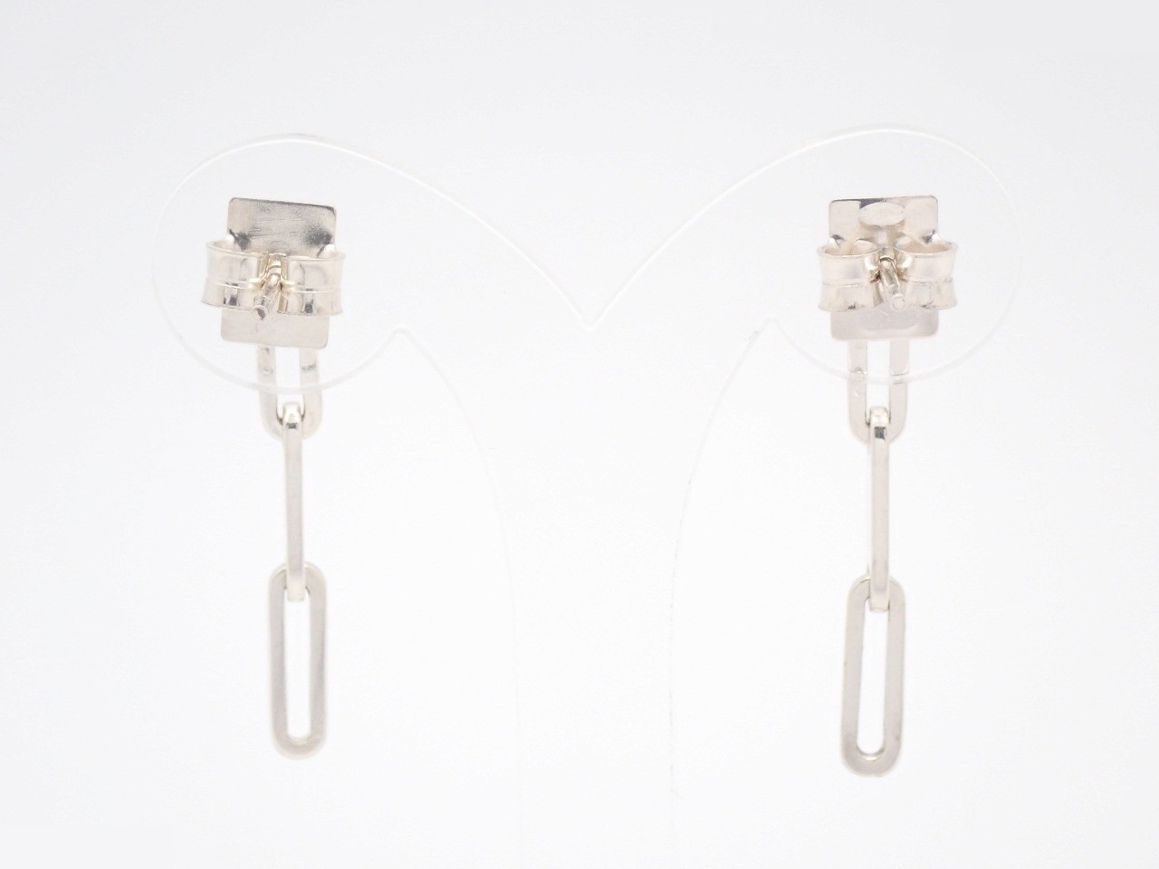 Triple Plate Swing Earrings, 925 Sterling Silver, 2.2g — view 2