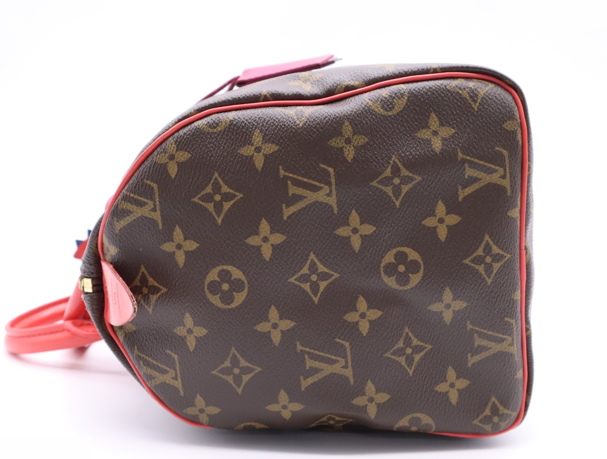 Monogram Speedy 30 Totem Flamingo - Includes padlock, 2 keys, and clochette. — view 3