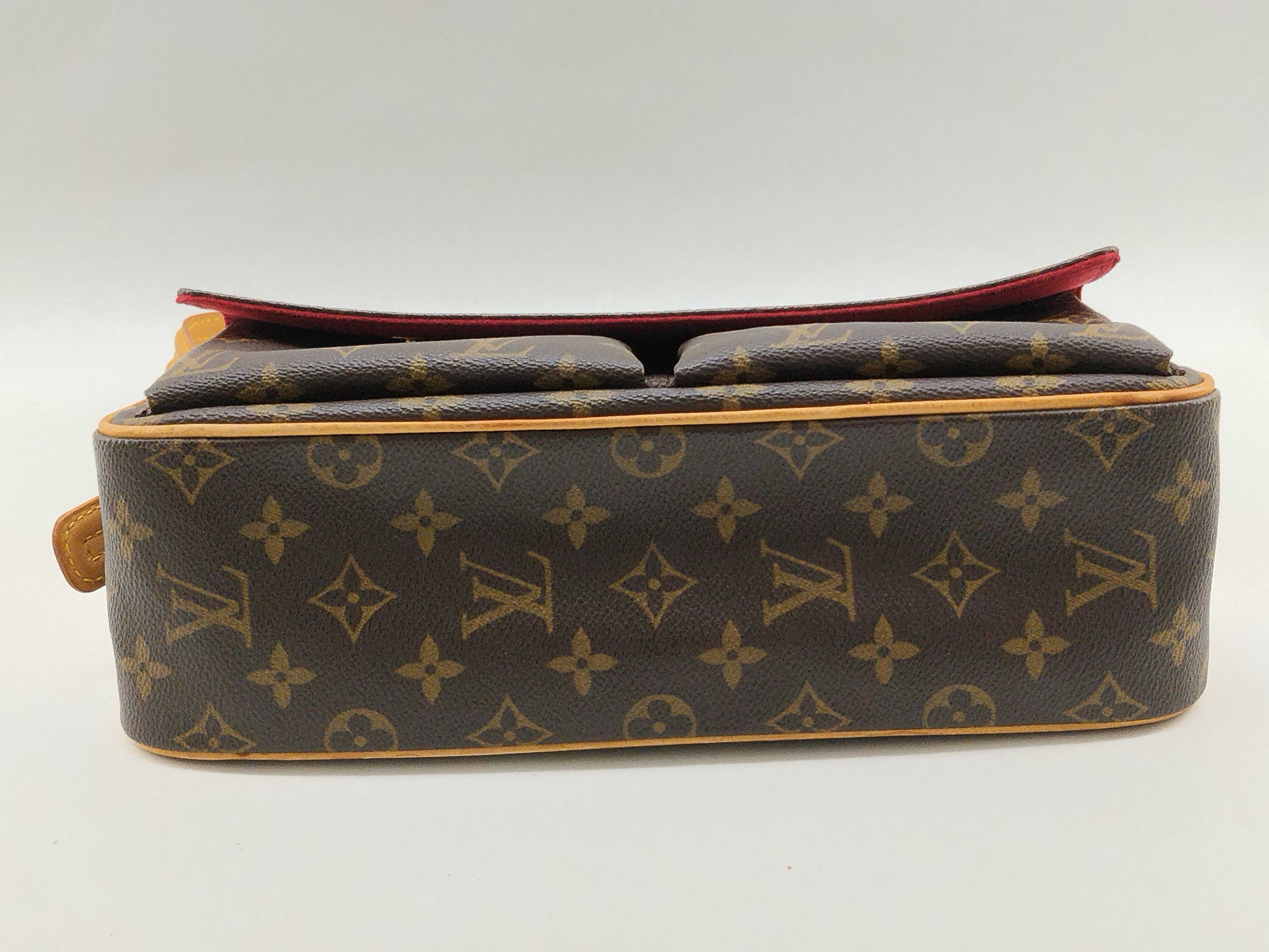 Monogram Vuitton Monogram Vivacite MM M51164 Brown Shoulder Bag (Serial number unclear) — view 4