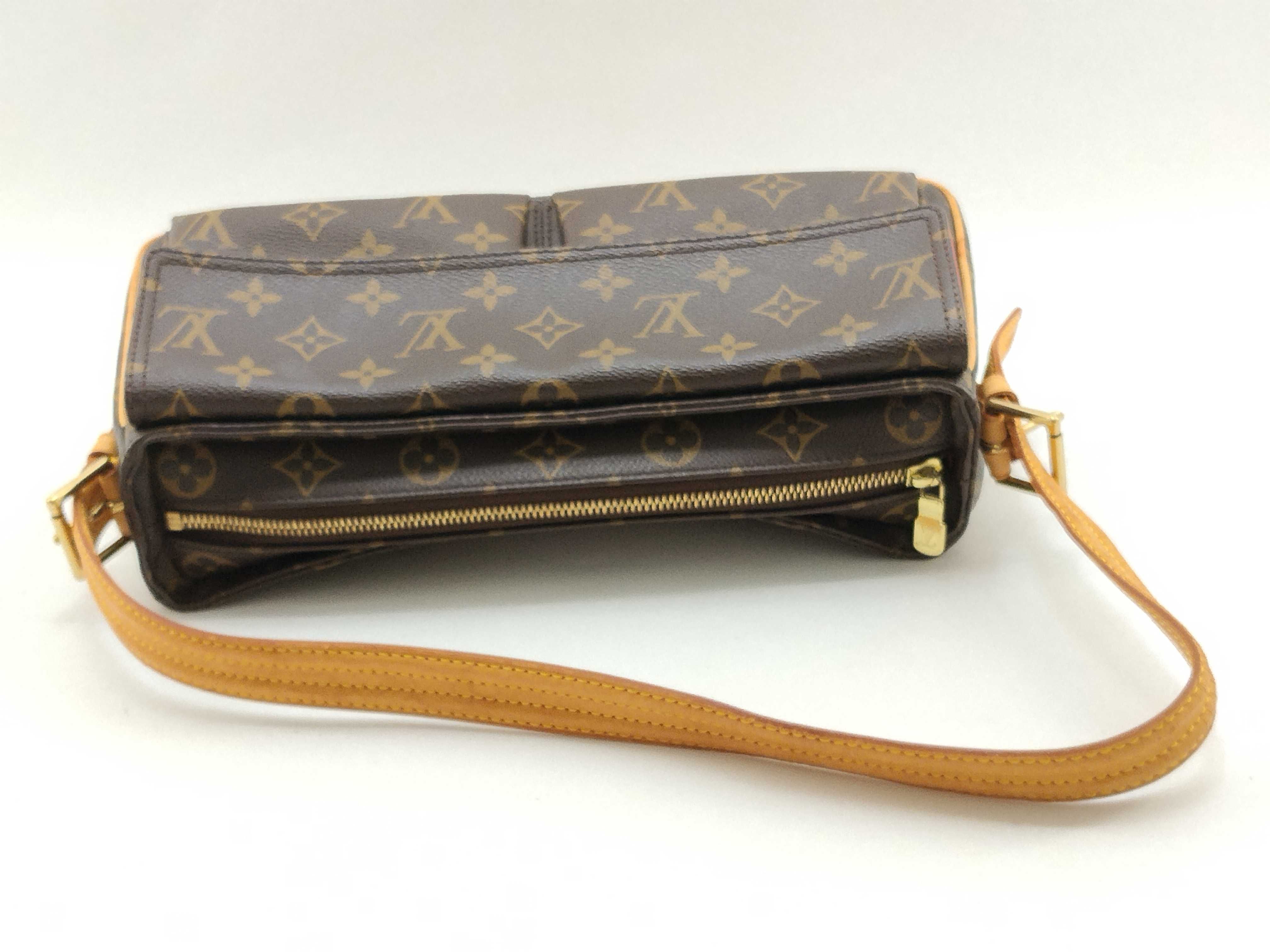 Monogram Vuitton Monogram Vivacite MM M51164 Brown Shoulder Bag (Serial number unclear) — view 9