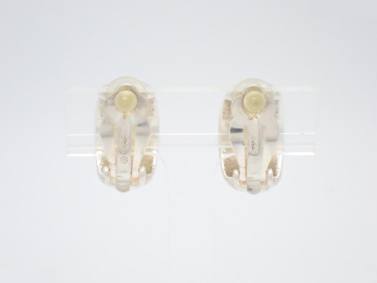 logo earrings, SV925/30.0g — view 2