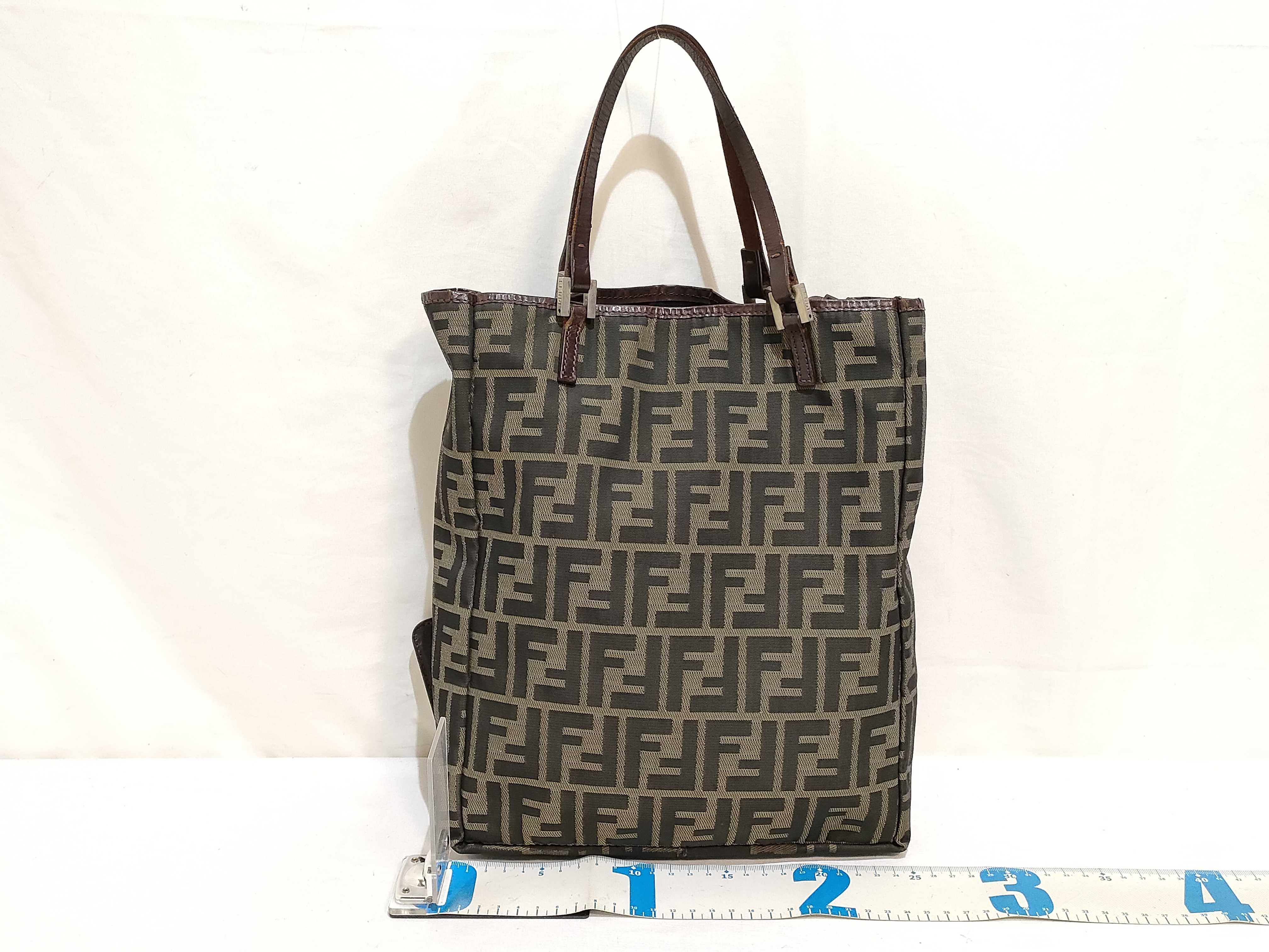 Zucca pattern Fendi Zucca handbag Brown handbag — view 2