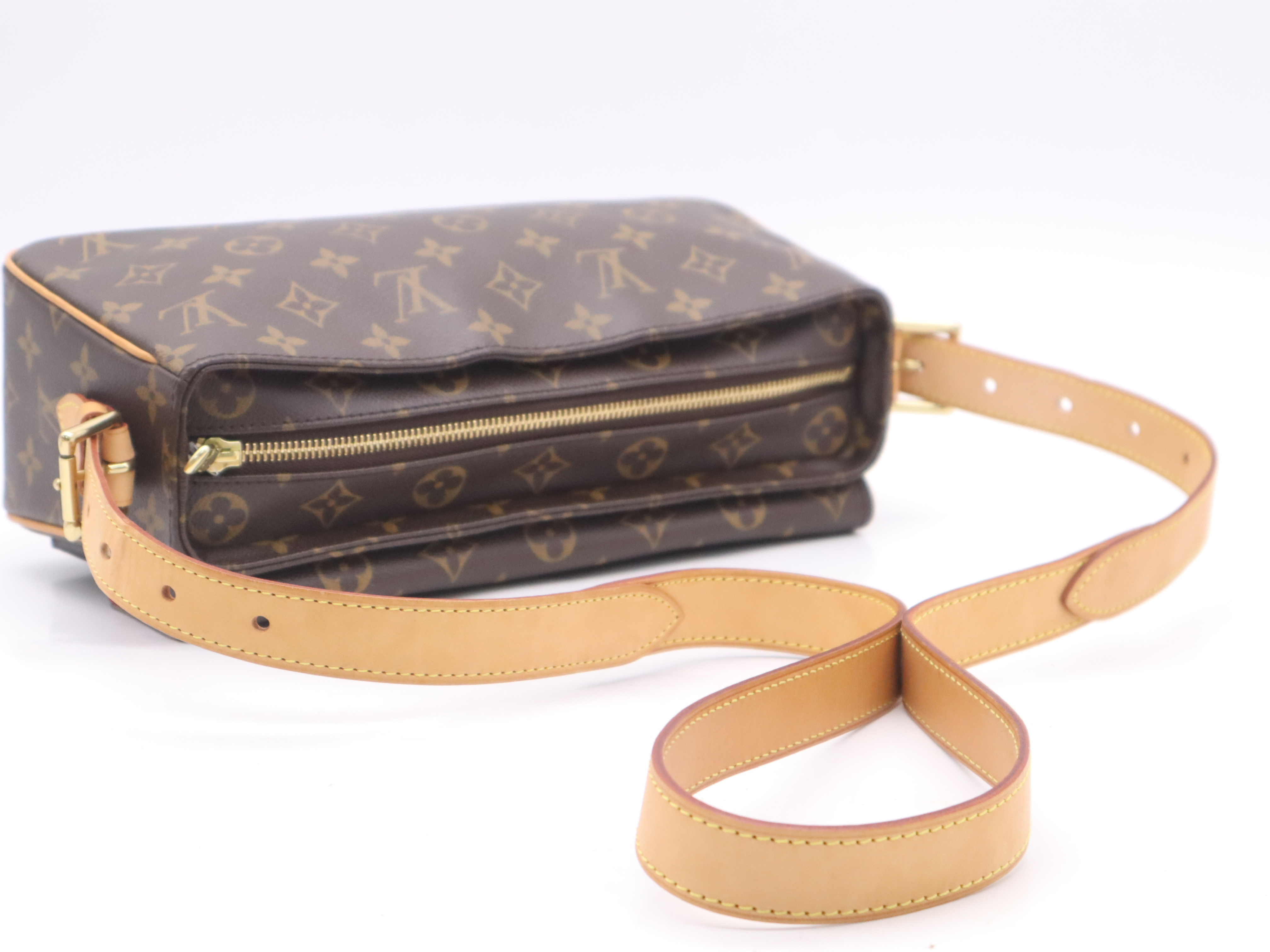 M51164 Monogram Viva Cite MM Shoulder Bag with Replacement Strap and Dust Bag — view 6