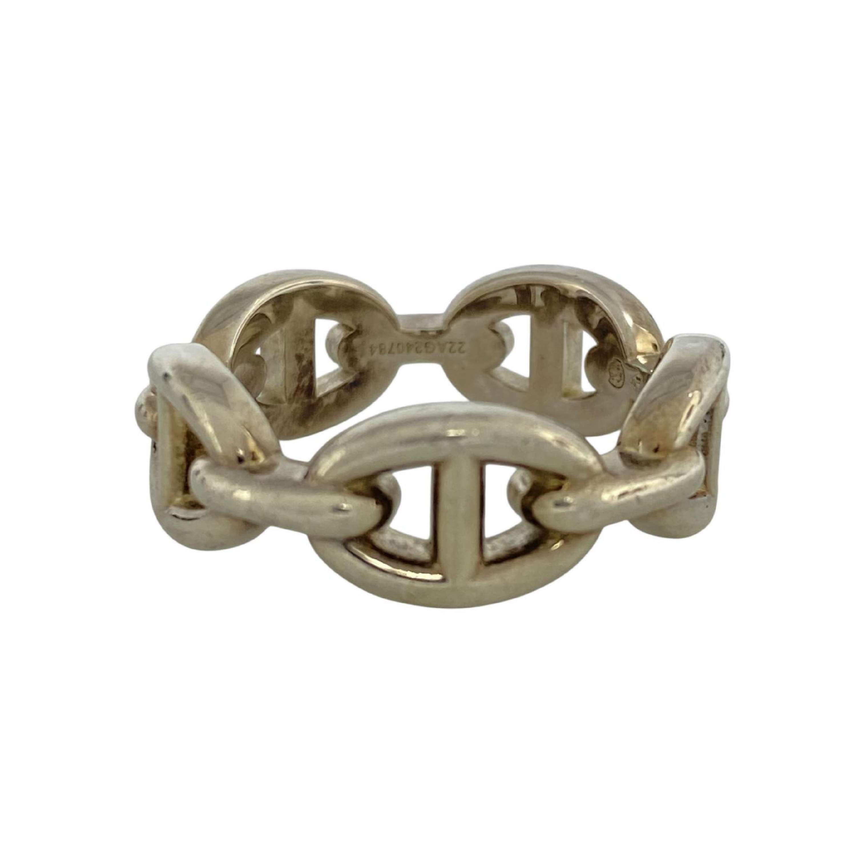 【*Shipped from: Hong Kong*】HERMES ( ) Sterling Silver 925 Enchainée Ring — view 2