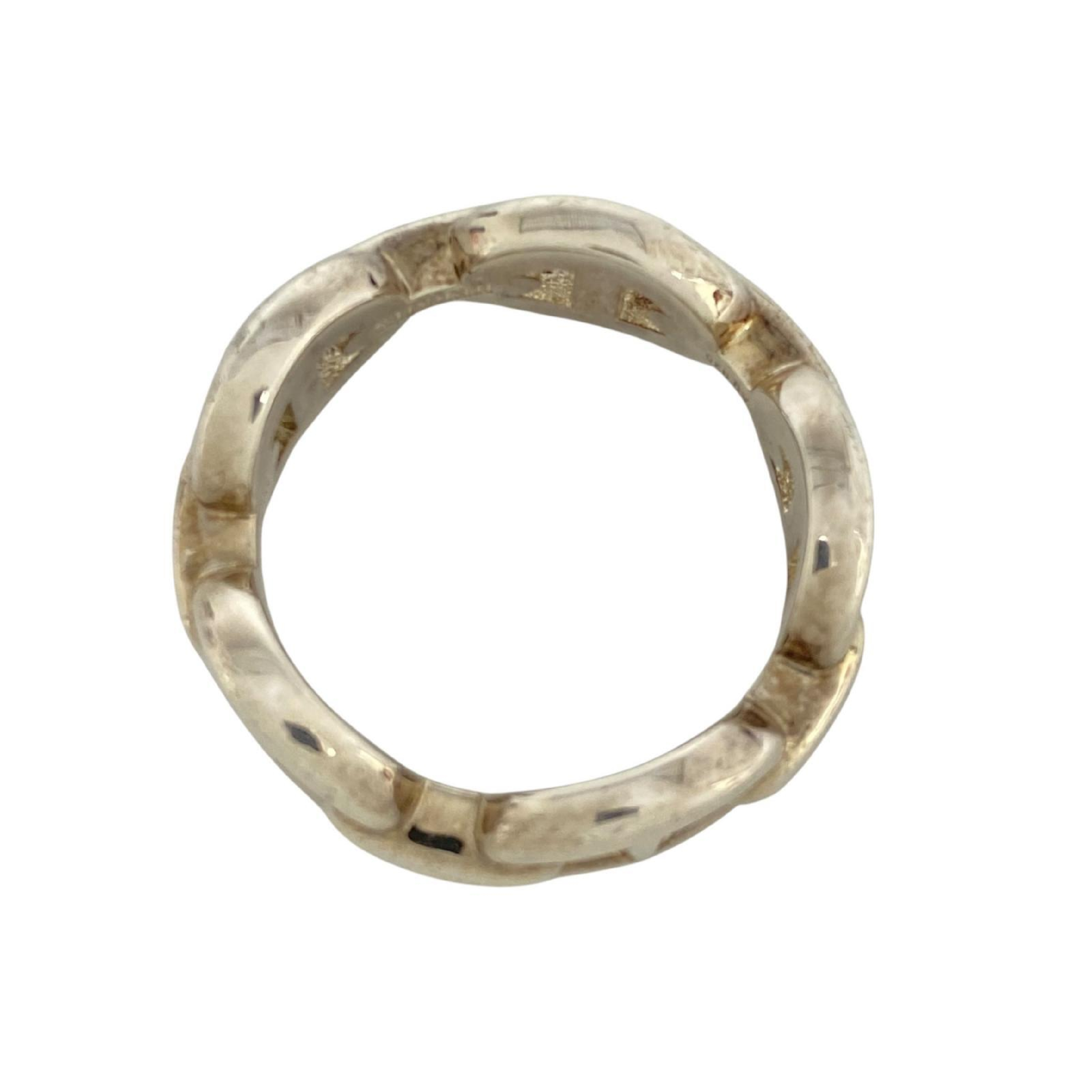 【*Shipped from: Hong Kong*】HERMES ( ) Sterling Silver 925 Enchainée Ring — view 6