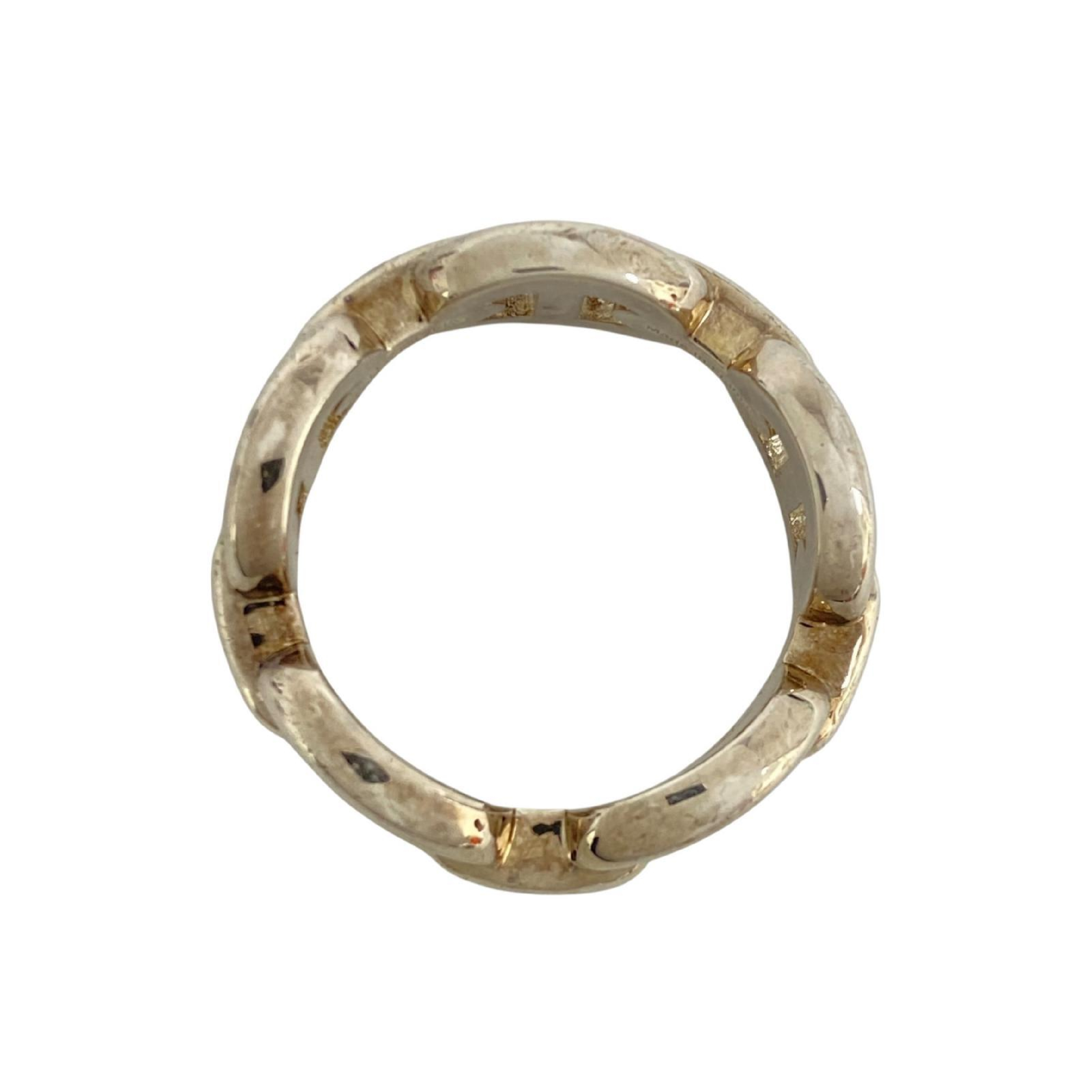 【*Shipped from: Hong Kong*】HERMES ( ) Sterling Silver 925 Enchainée Ring — view 7