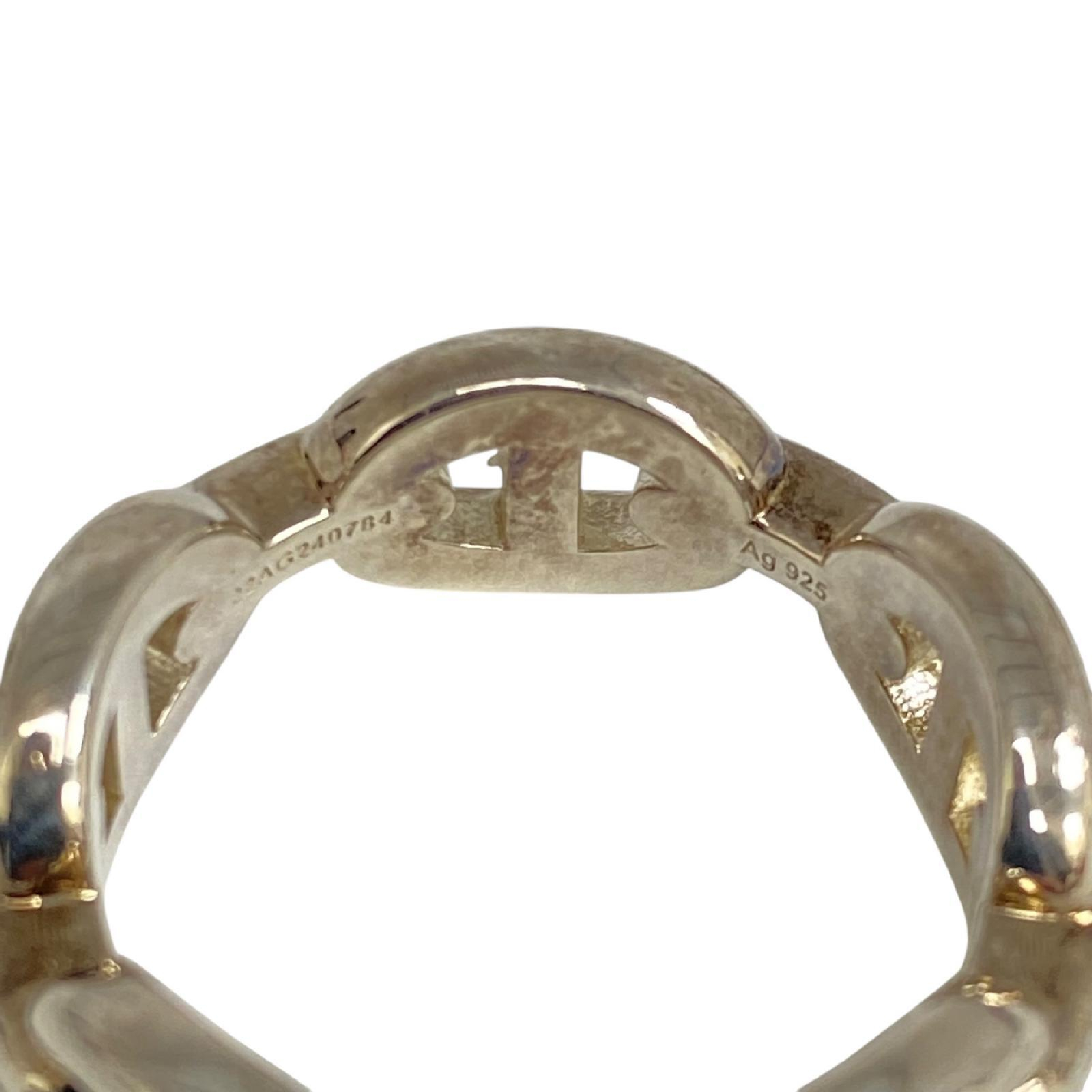 【*Shipped from: Hong Kong*】HERMES ( ) Sterling Silver 925 Enchainée Ring — view 10