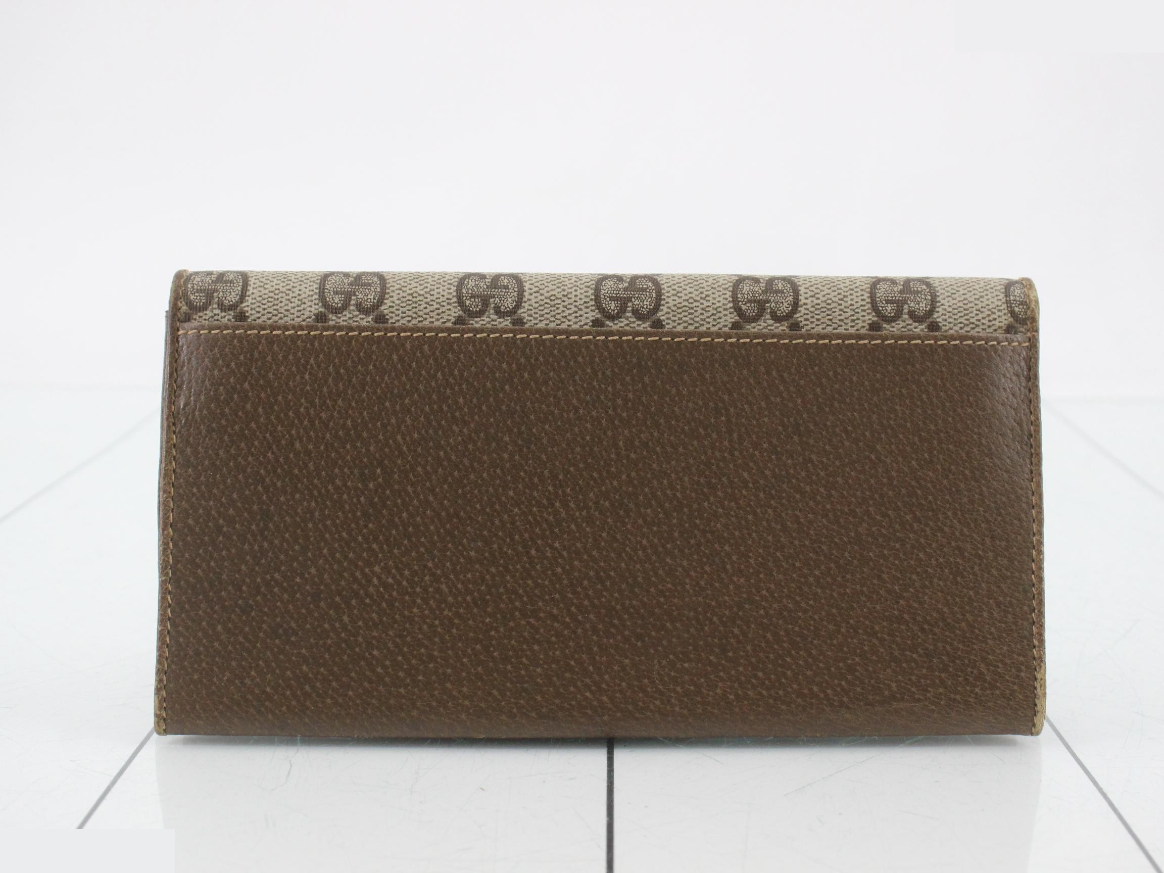 GG Canvas Bi-fold Long Wallet - Old Gucci — view 2