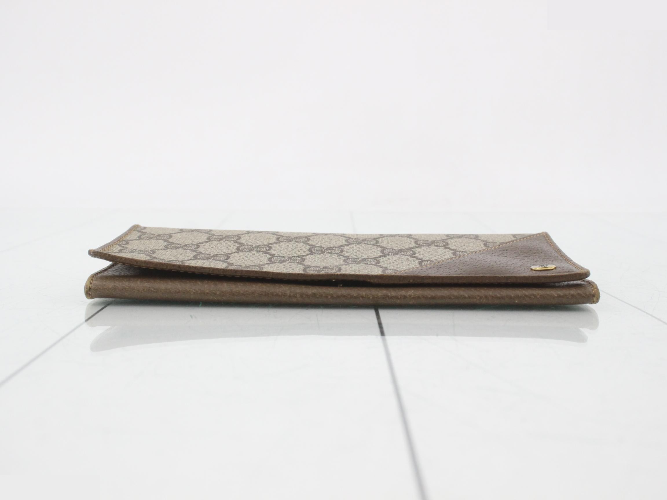 GG Canvas Bi-fold Long Wallet - Old Gucci — view 3