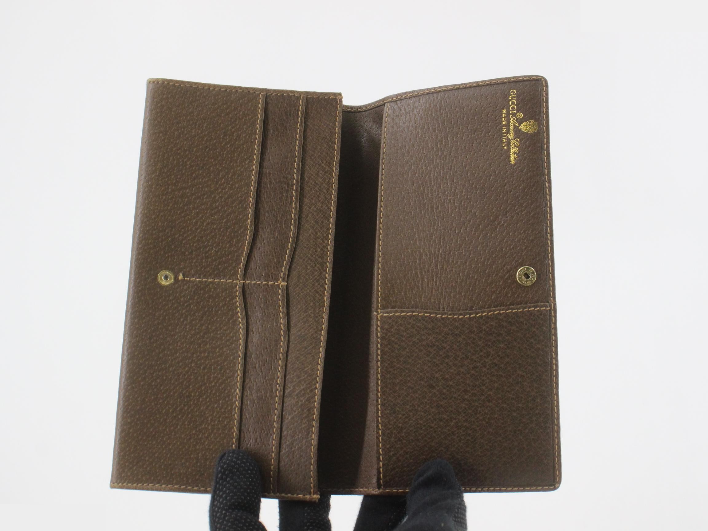 GG Canvas Bi-fold Long Wallet - Old Gucci — view 4