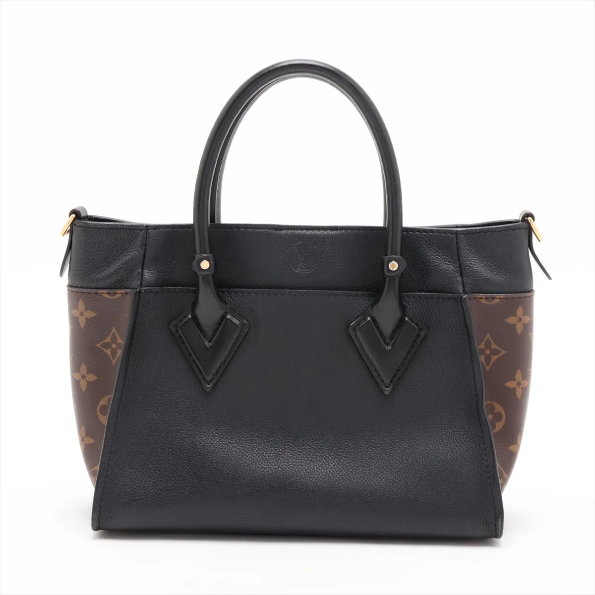 Monogram On My Side PM M57728 Black x Brown — view 2