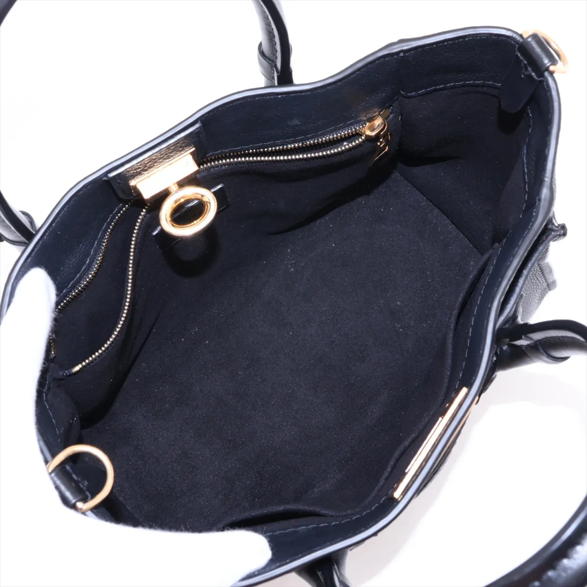 Monogram On My Side PM M57728 Black x Brown — view 8