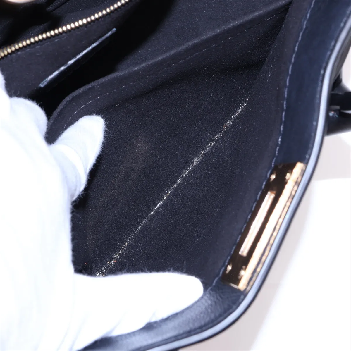 Monogram On My Side PM M57728 Black x Brown — view 10