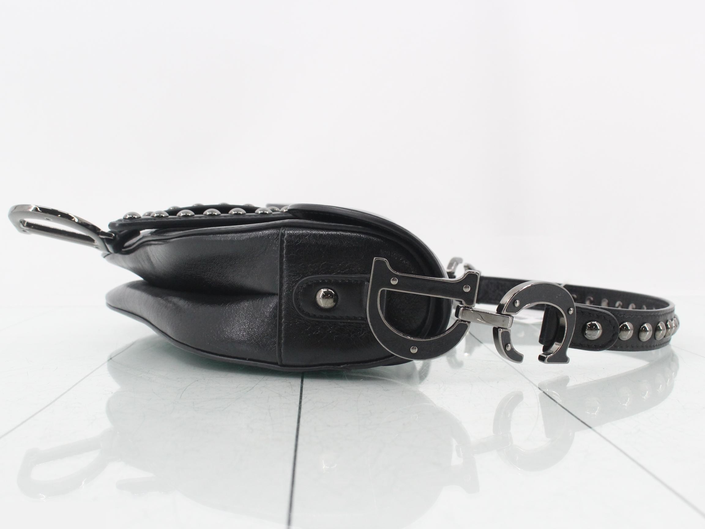 So Black One-Shoulder Saddle Bag — view 3