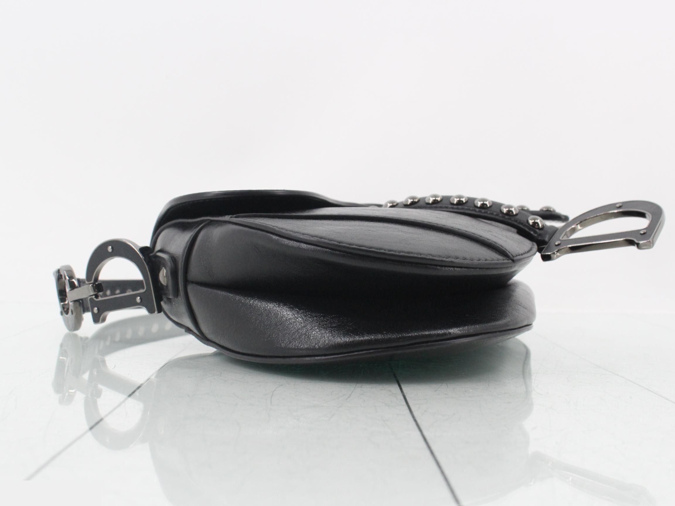 So Black One-Shoulder Saddle Bag — view 5