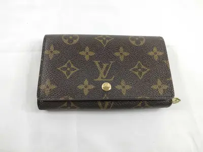 Monogram Louis Vuitton Monogram L-shaped zipper wallet