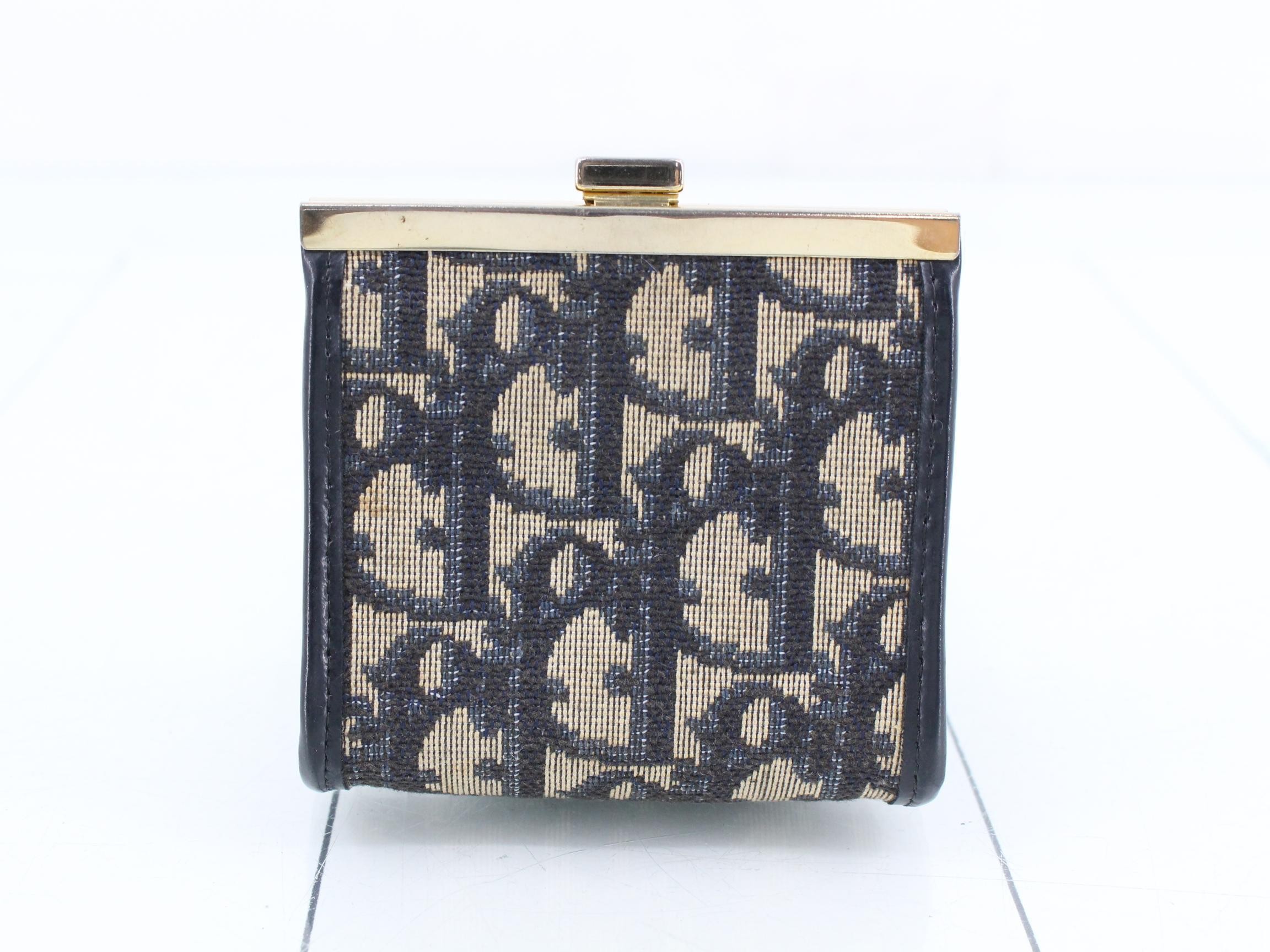 Trotter wallet, coin purse, navy — view 2