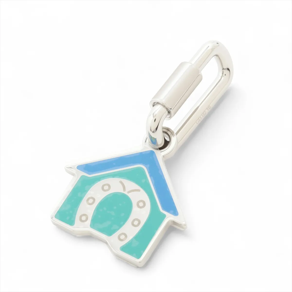GD0216 Charm Metal Silver x Blue