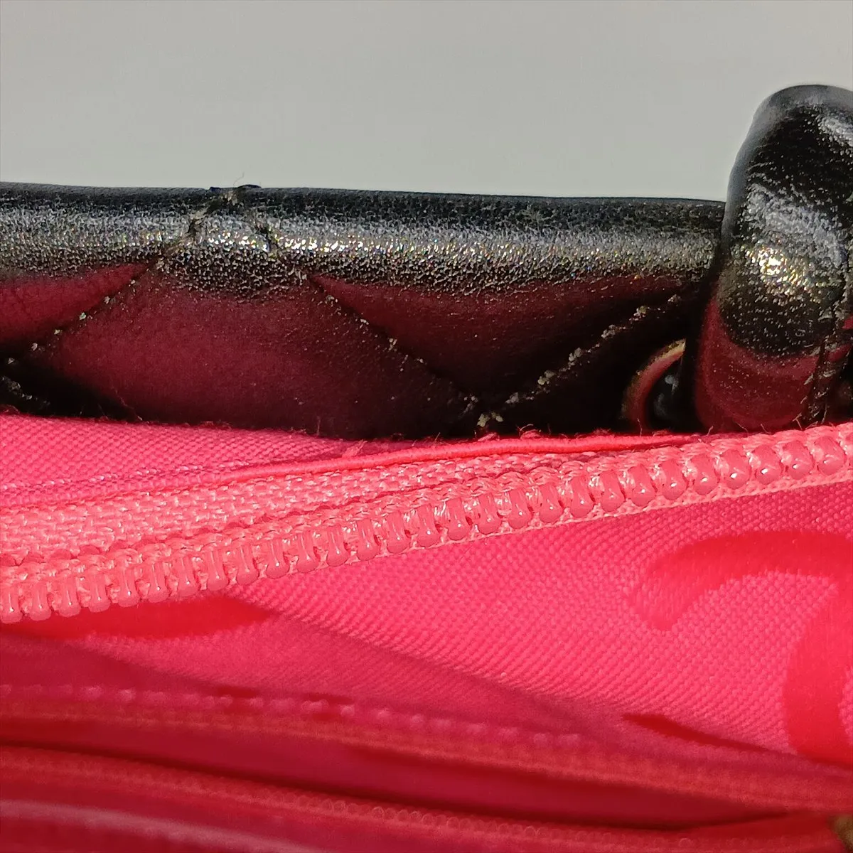 Cambon Line Lambskin Tote Bag, Black with Silver Hardware, 10049546 (Serial Number in the 10s) — view 15