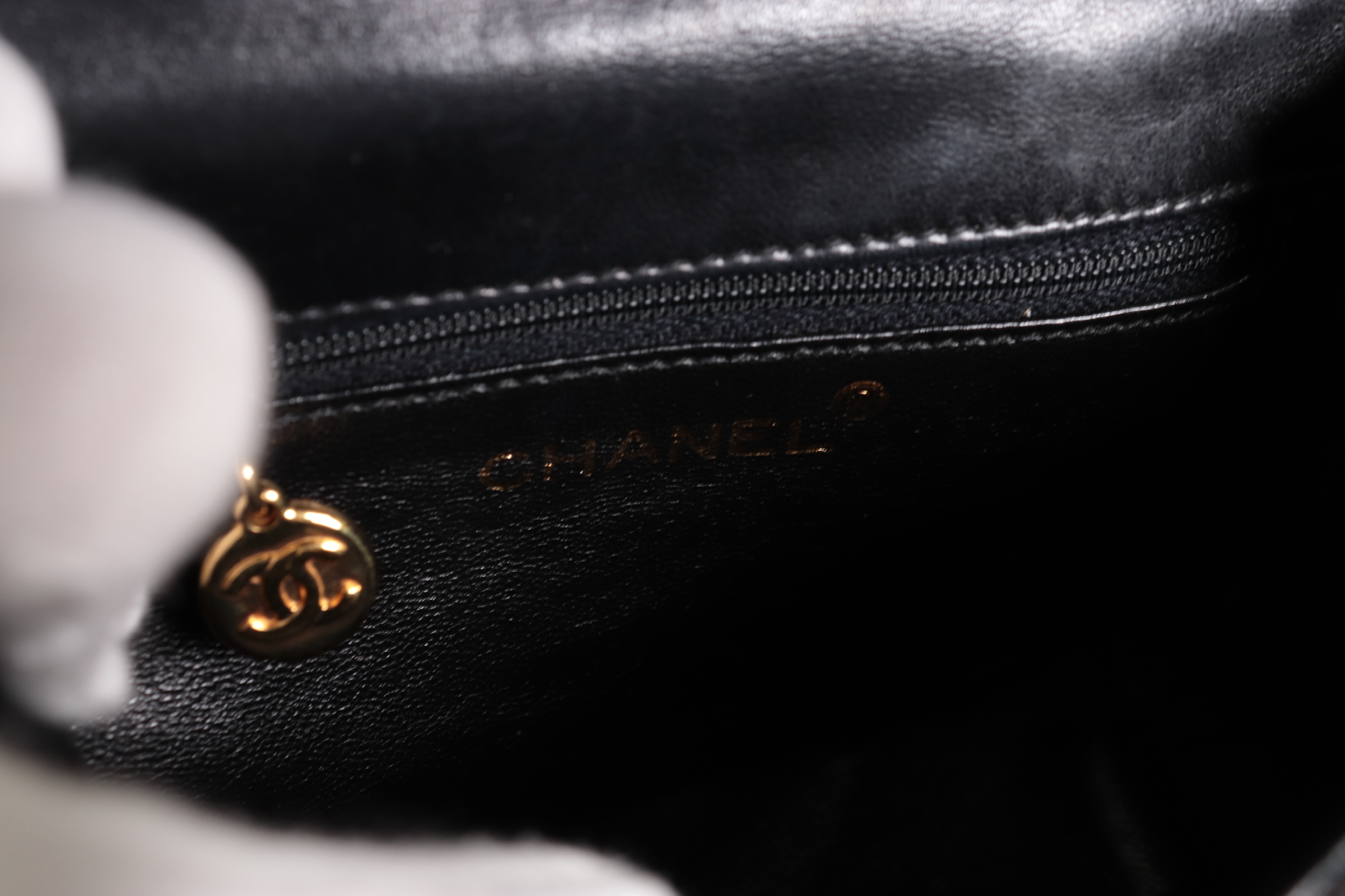 Coco Mark Satin Ribbon Shoulder Bag (Series 2) — view 10
