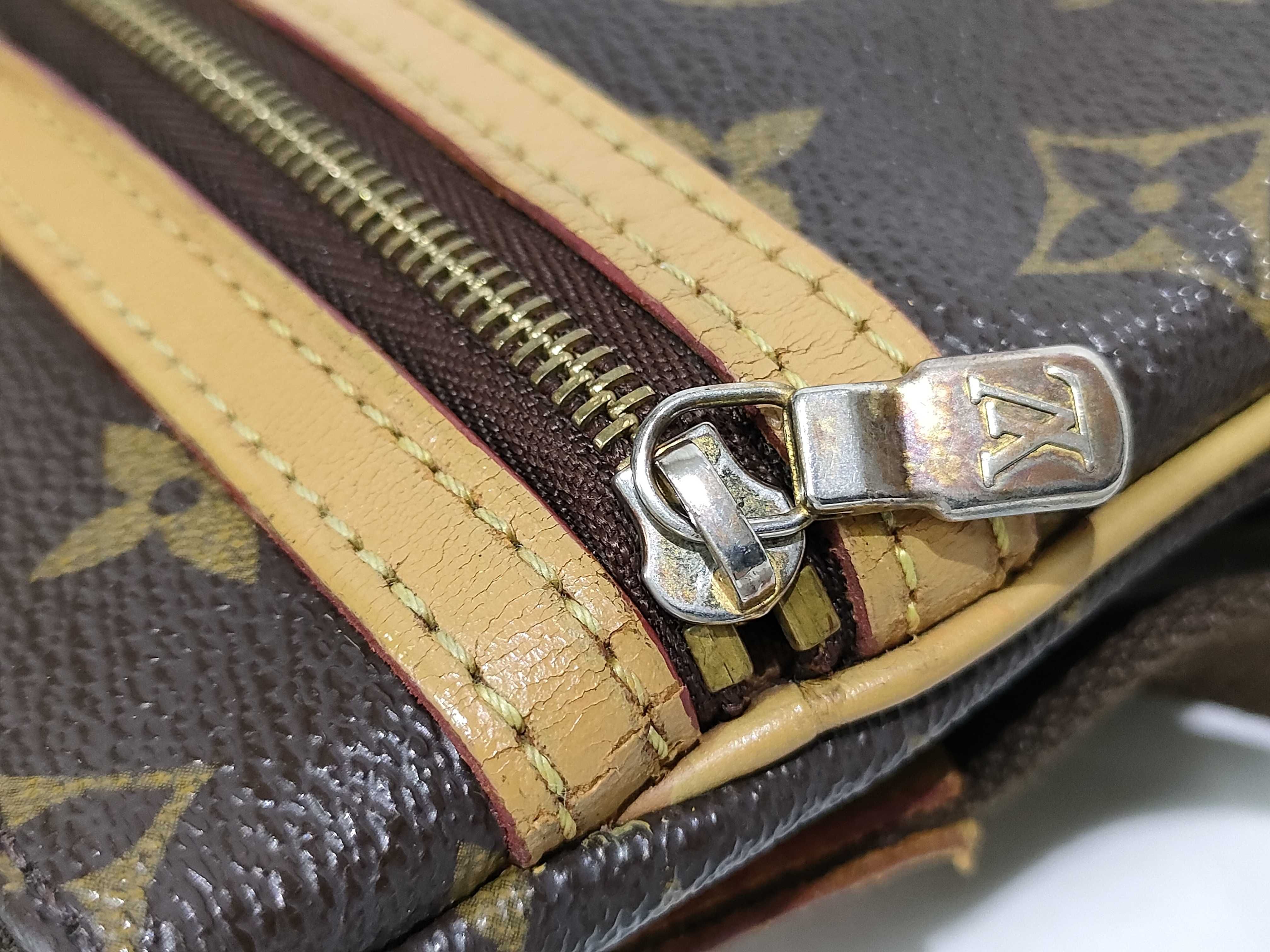 PH- Monogram Canvas Bosphore Shoulder Bag Brown — view 12