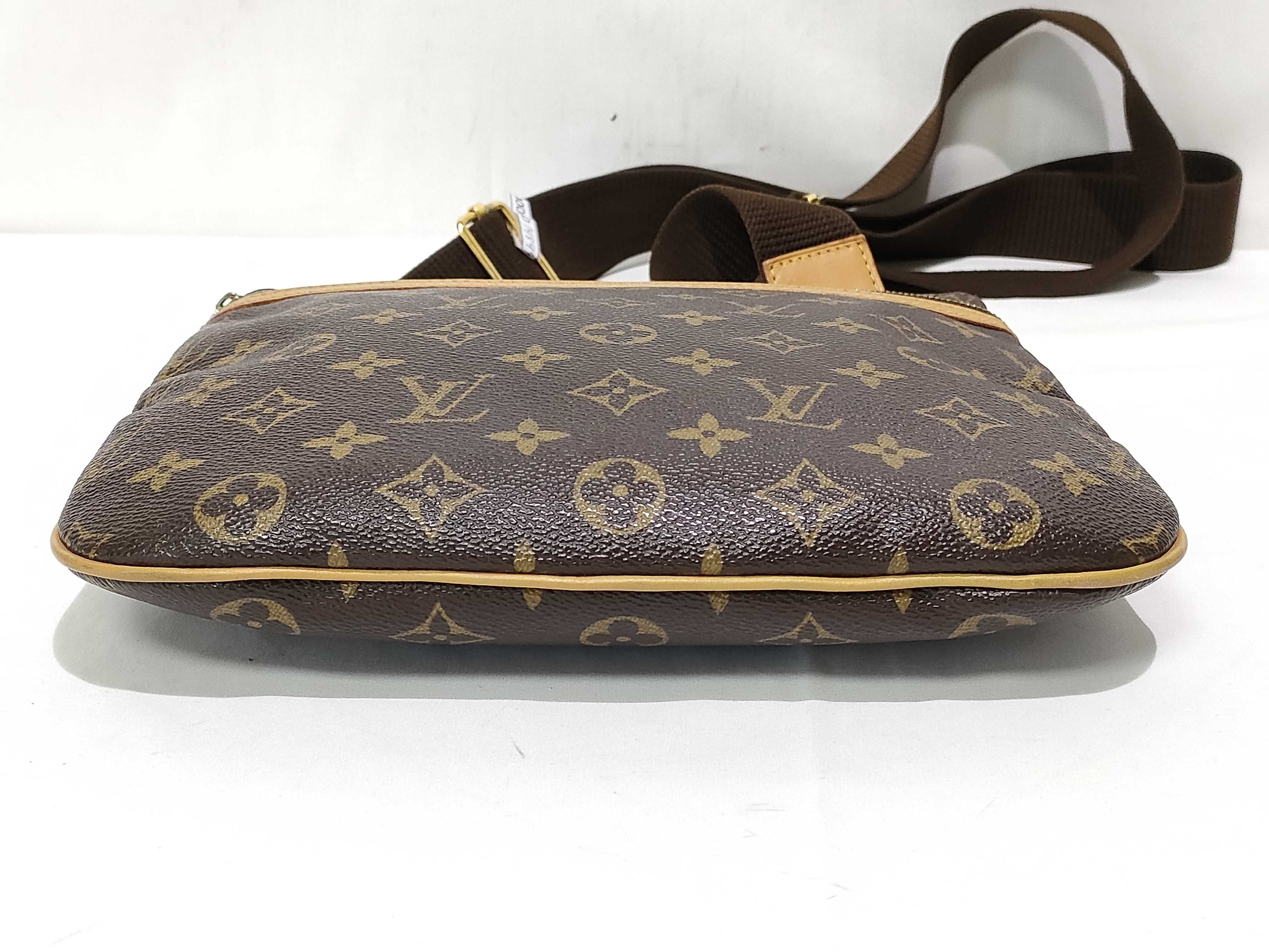 PH- Monogram Canvas Bosphore Shoulder Bag Brown — view 7