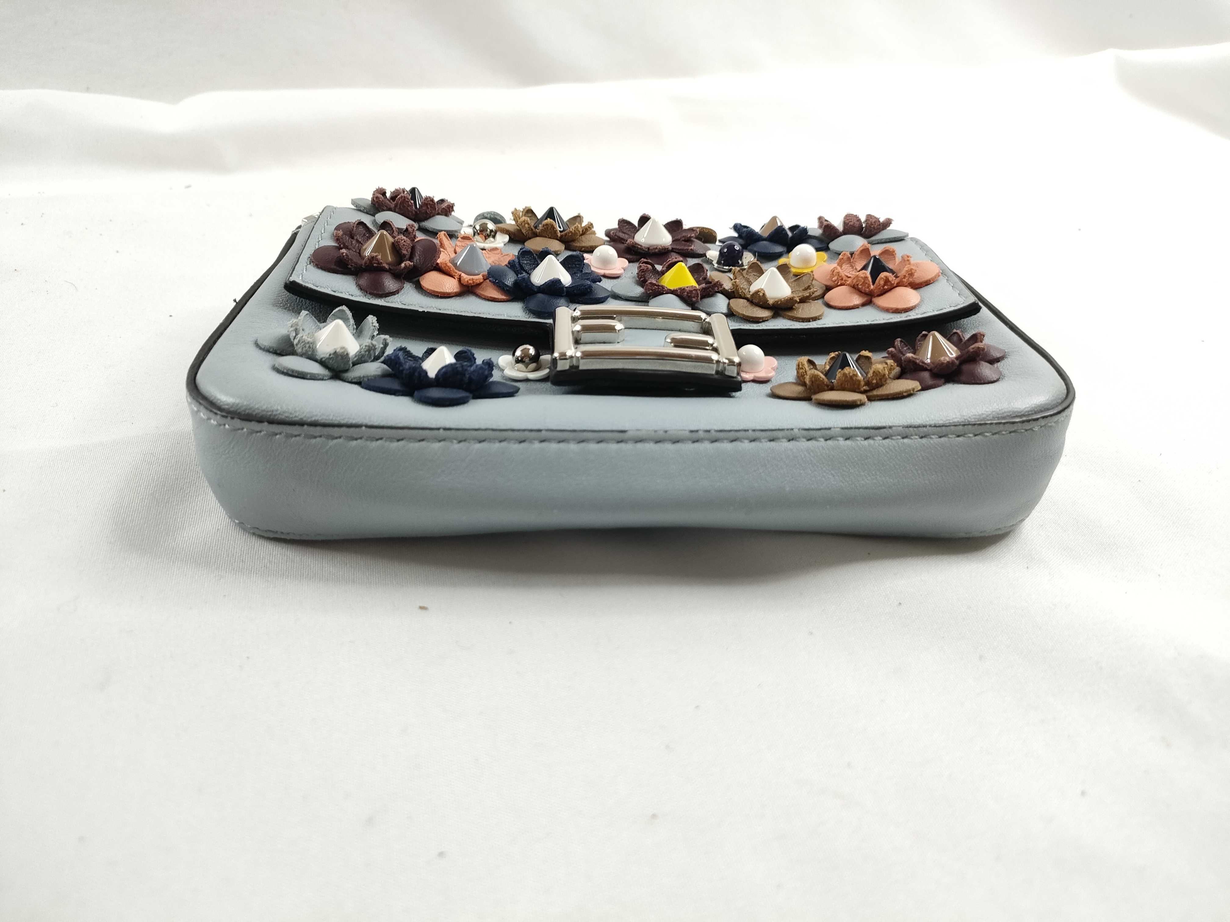 Flowerland Bucket Light Blue Handbag — view 4