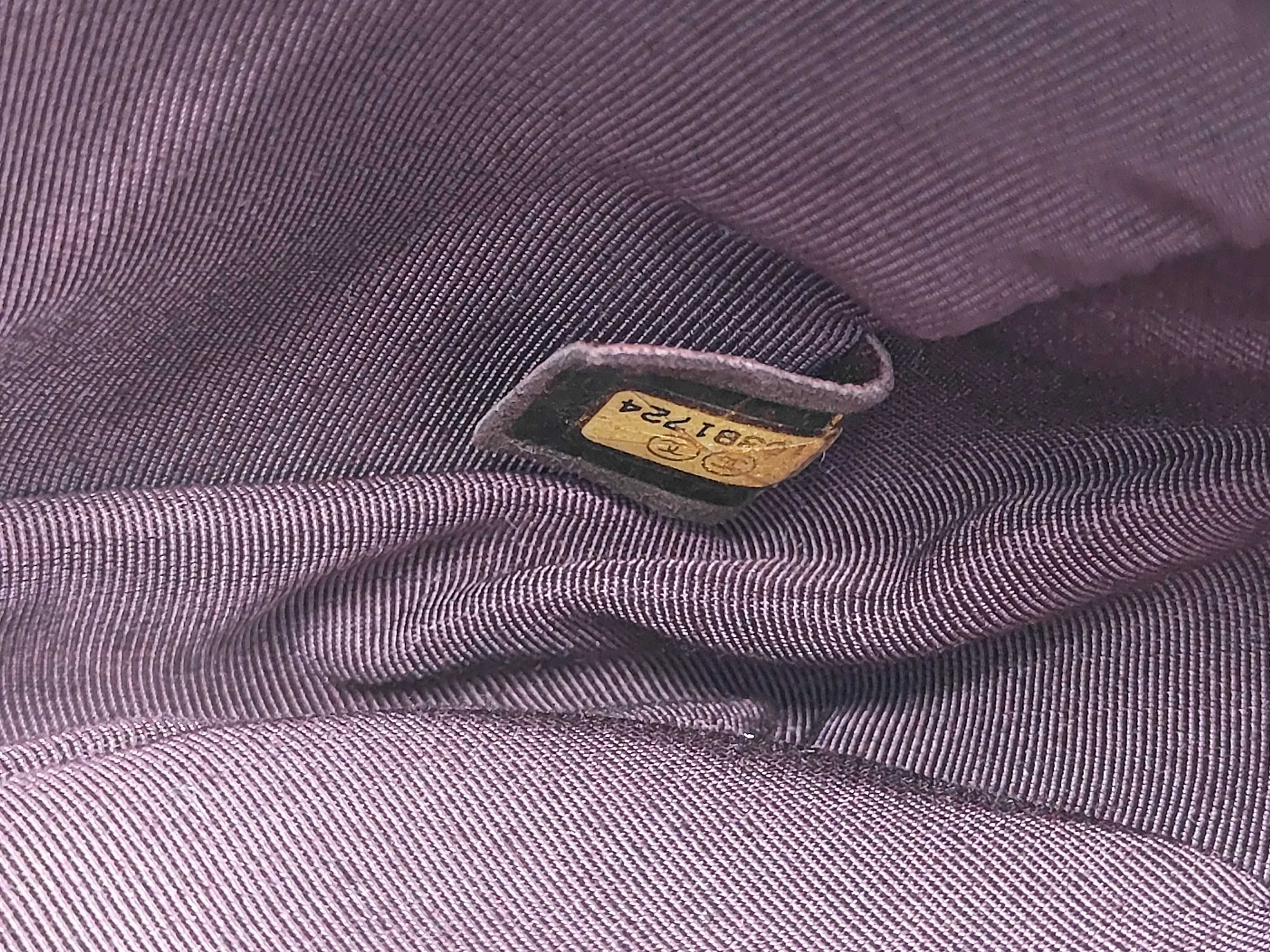 Tweed Matelassé Chain Shoulder Bag, Serial Number 10-series. Accessories: Guarantee card, booklet, shoulder bag. — view 10