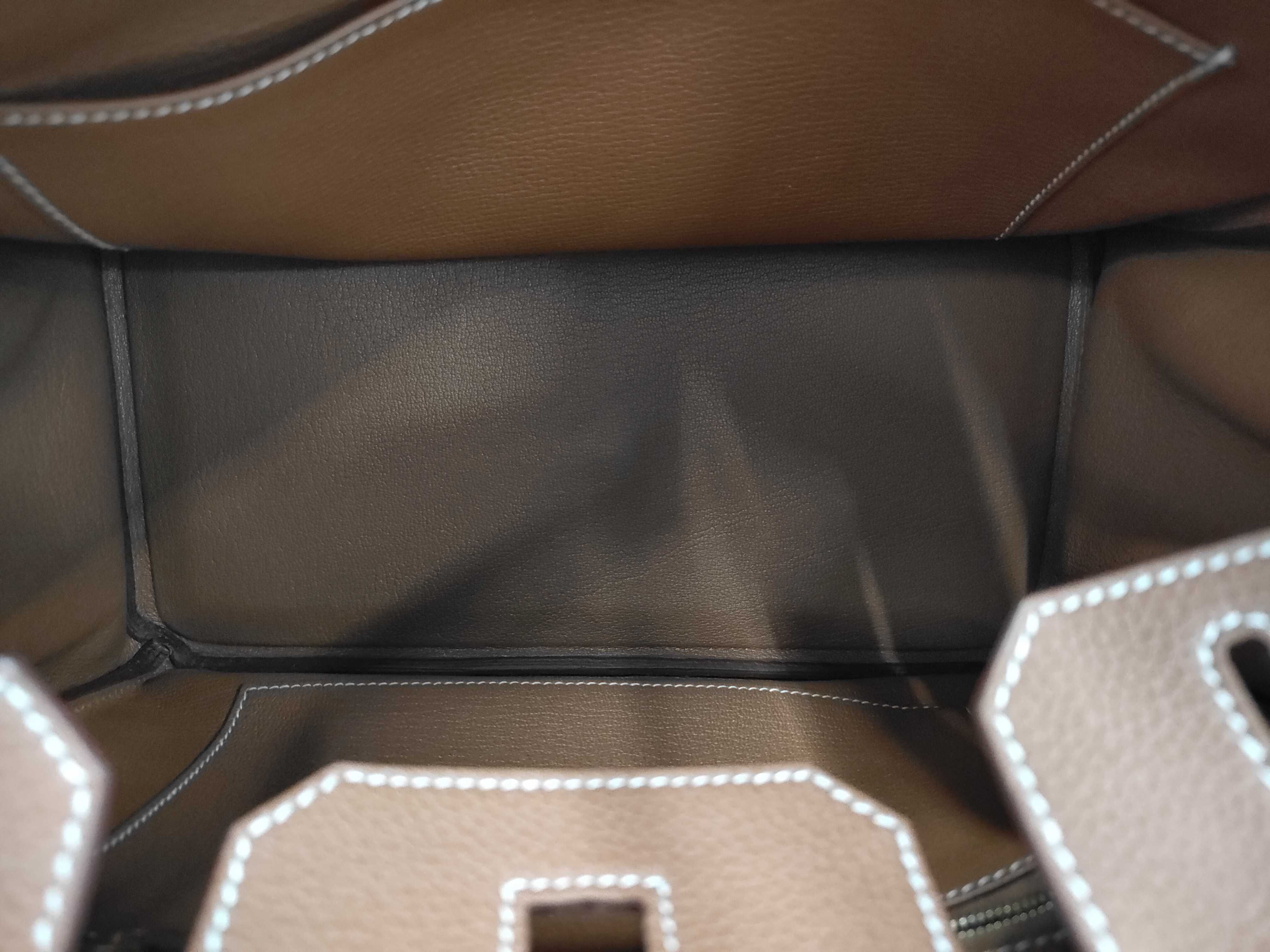 Birkin 30 Gold Togo Leather Handbag with Gold Hardware (U Stamp) — view 8