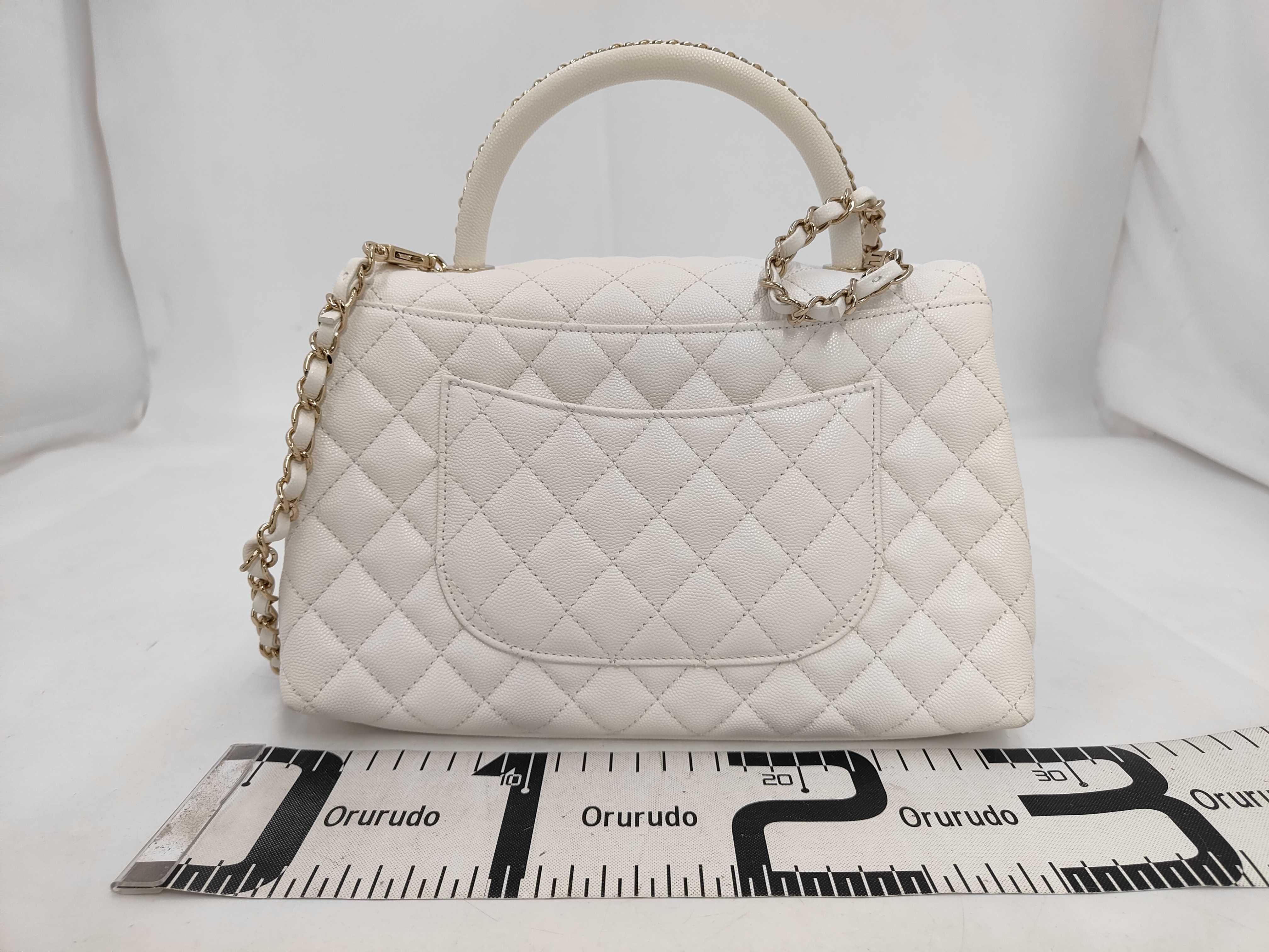 A92991 IC Plate Caviar Skin Coco Handle 29 2-Way Shoulder Bag — view 2