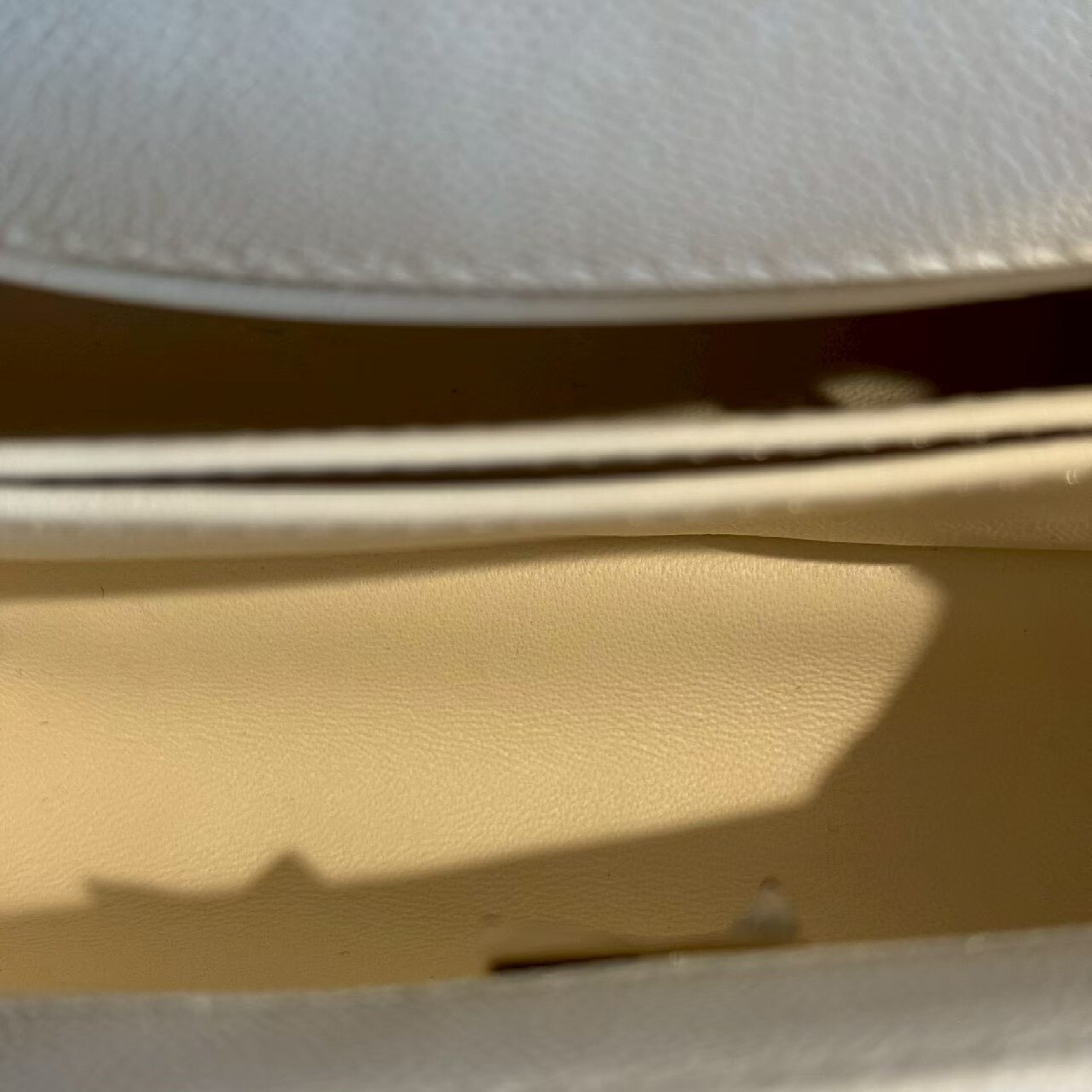 Coco Handle 19 White Handbag with Gold Hardware — view 13