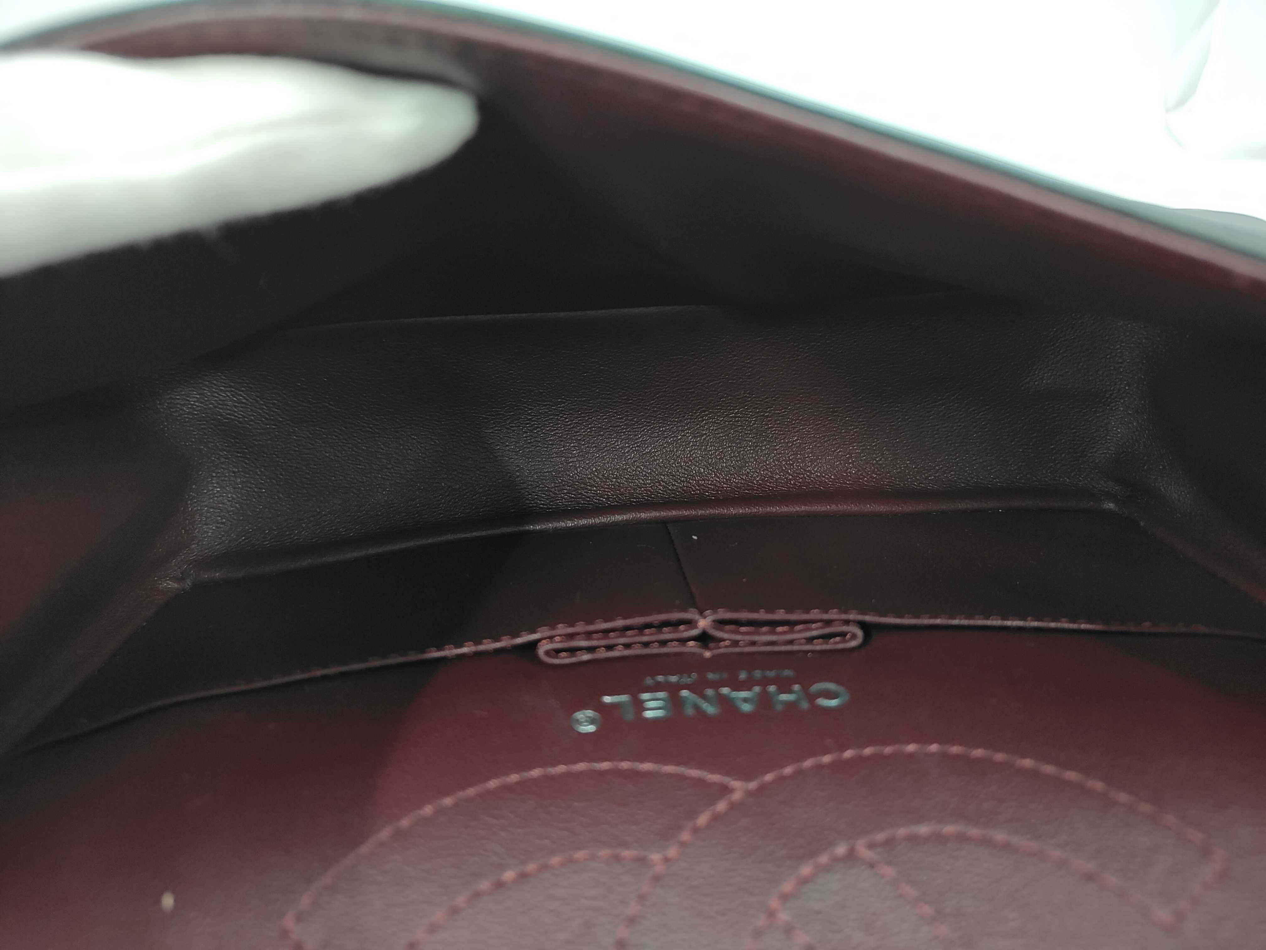 W-Flap 25 Chain Shoulder Bag, V-Stitch, Lambskin, So Black Shoulder Bag — view 8