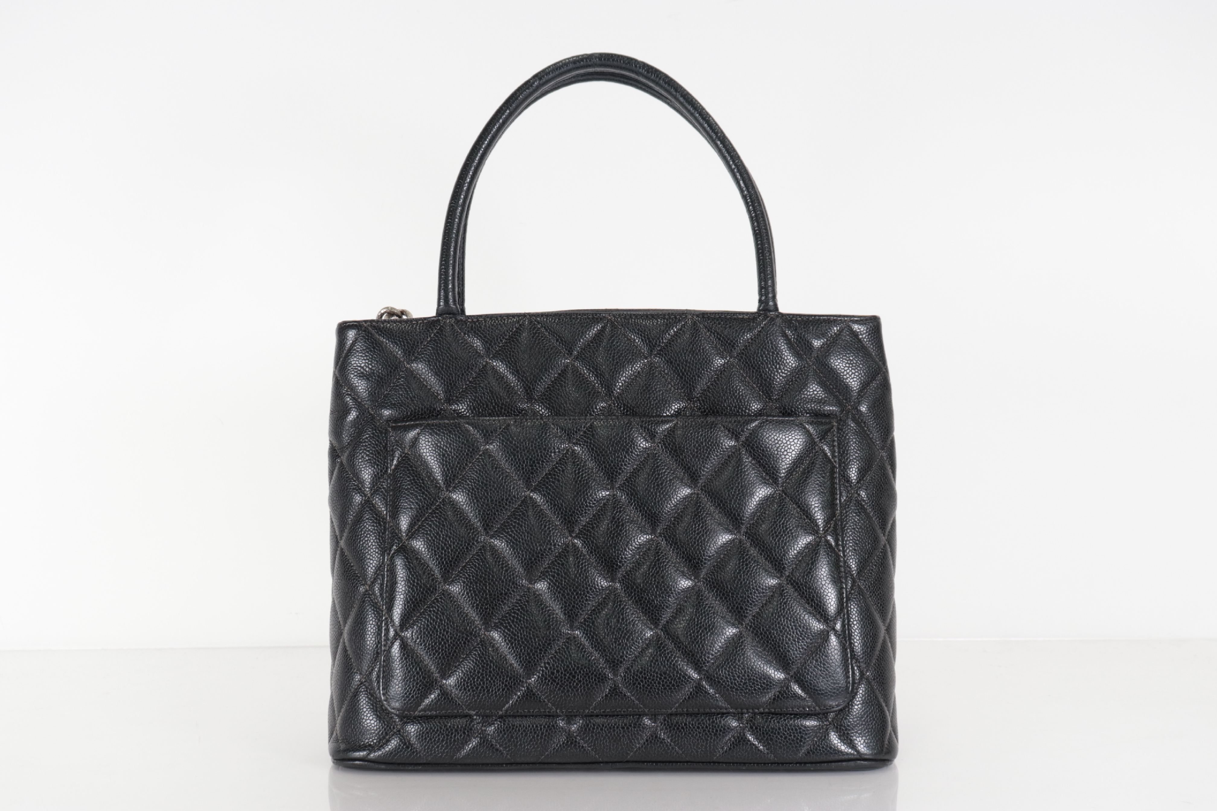 Caviar Reissue Tote Bag with Silver Hardware, Series 5 Tote Bag — view 3