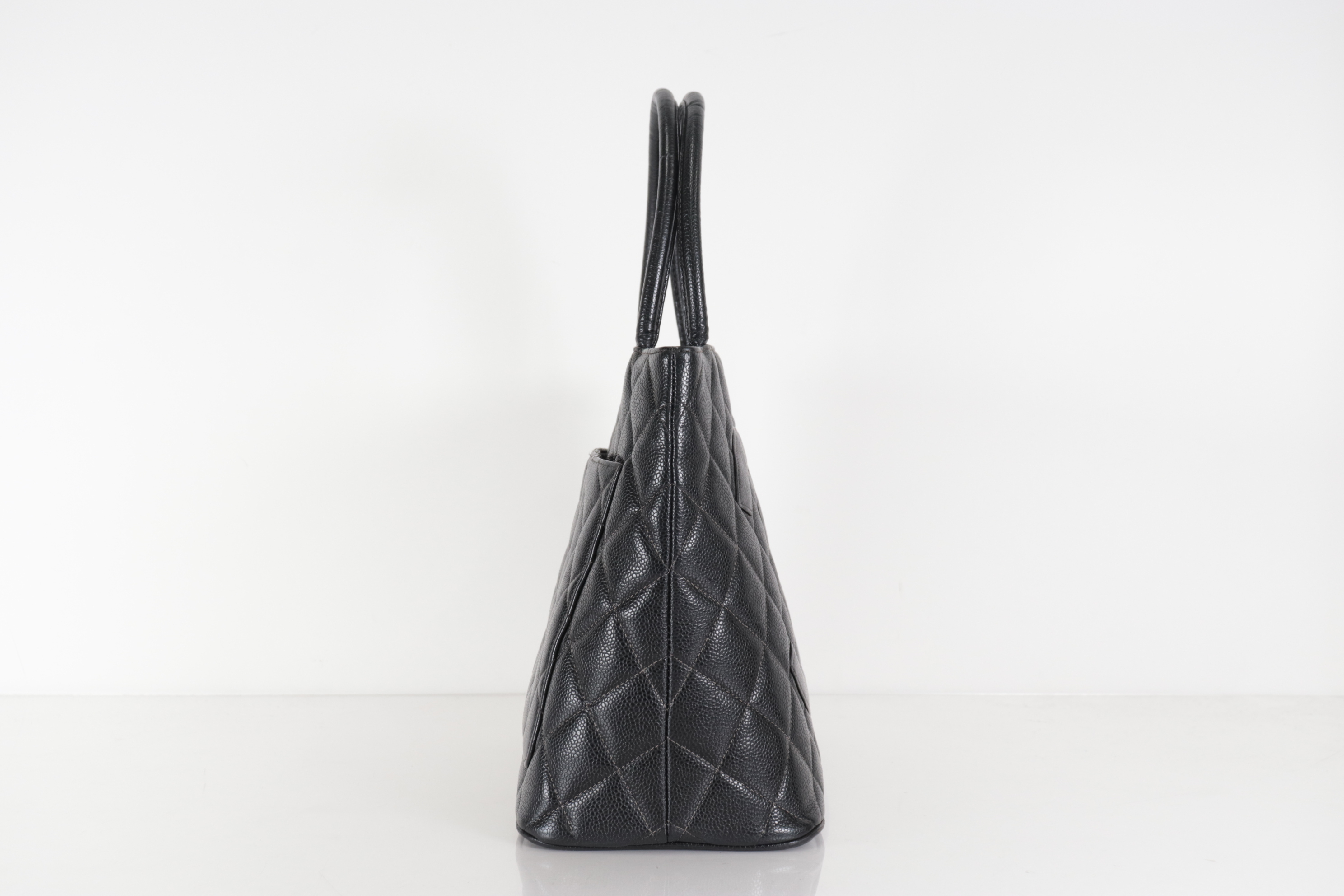 Caviar Reissue Tote Bag with Silver Hardware, Series 5 Tote Bag — view 5