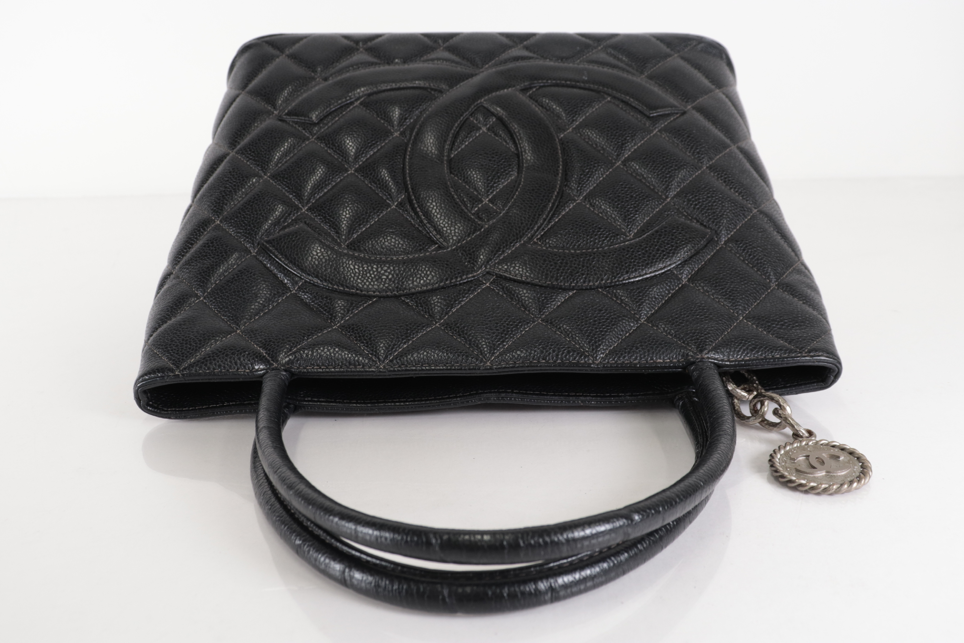 Caviar Reissue Tote Bag with Silver Hardware, Series 5 Tote Bag — view 6