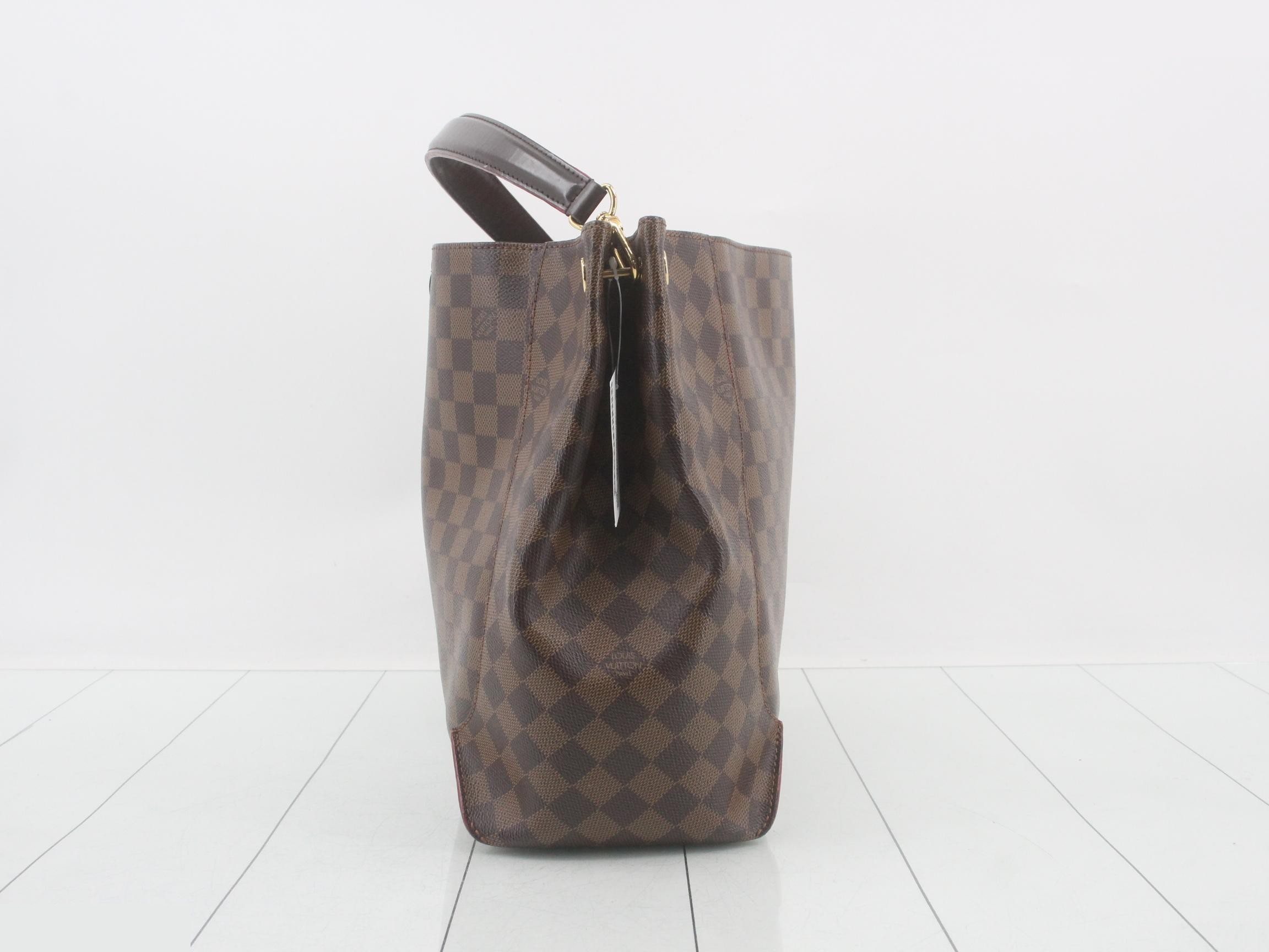 Damier Caissa Hobo Cerise Shoulder Bag — view 3