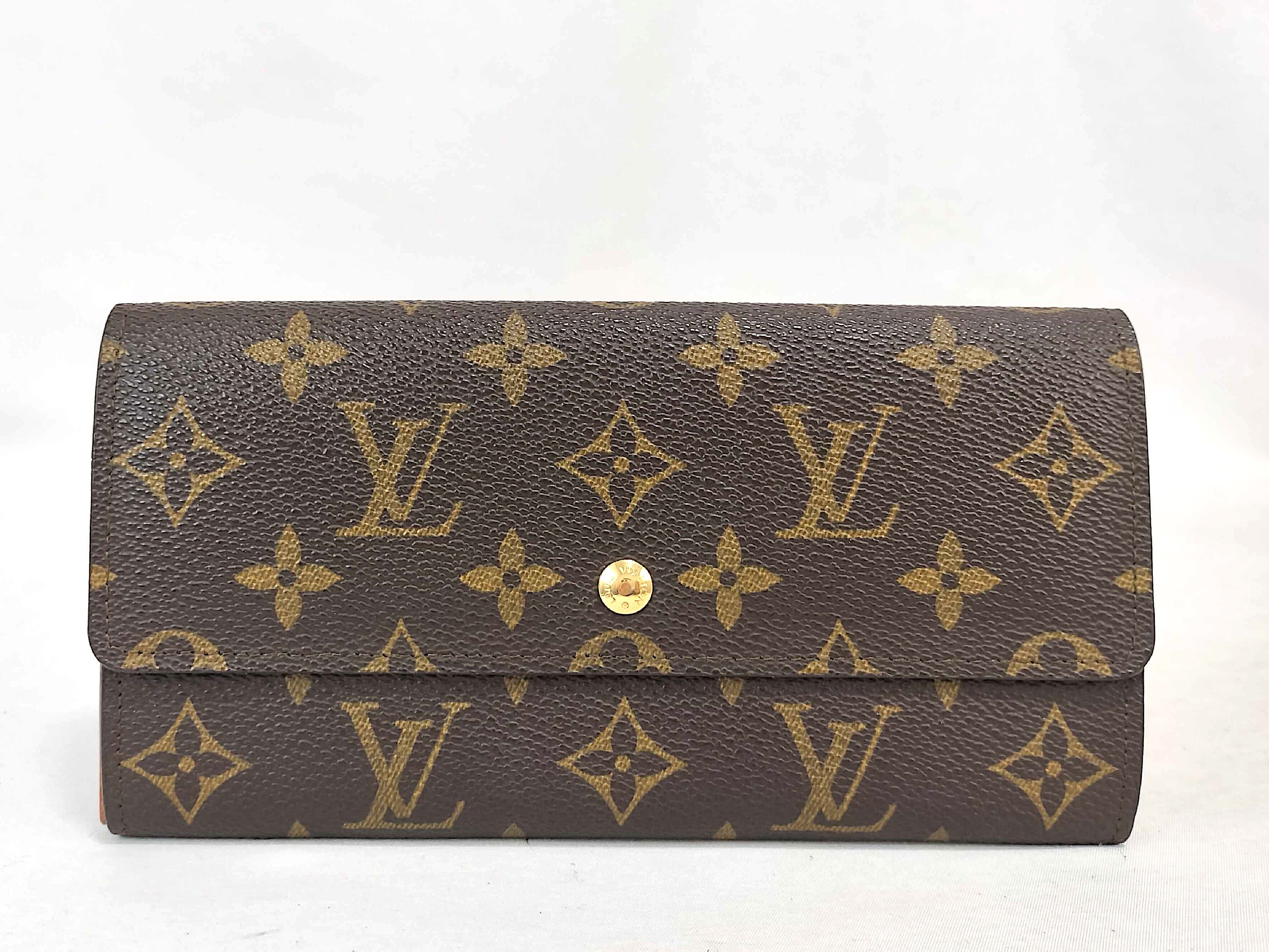 Monogram Louis Vuitton Monogram Portemonnaie Credit 874AN Wallet