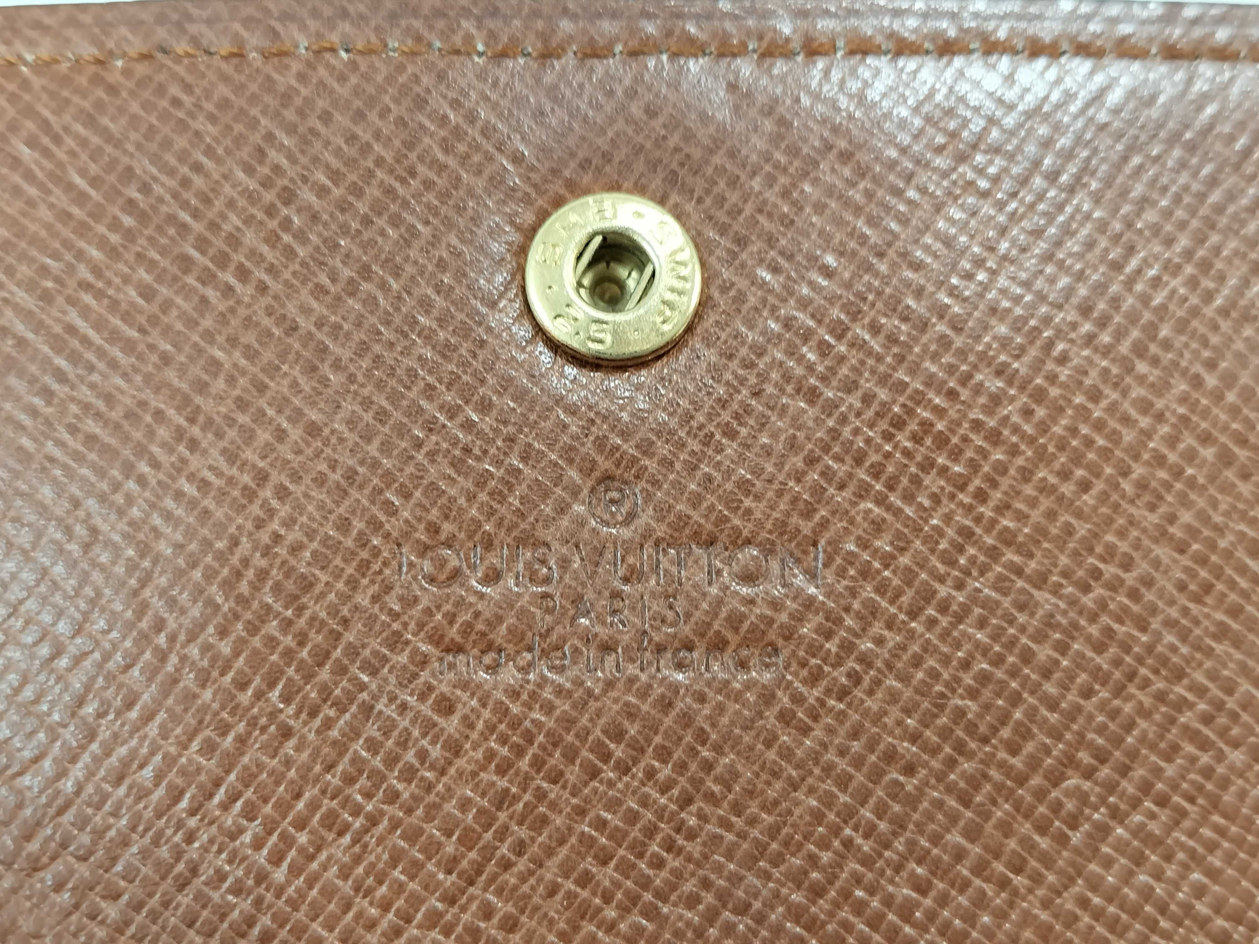 Monogram Louis Vuitton Monogram Portemonnaie Credit 874AN Wallet — view 14