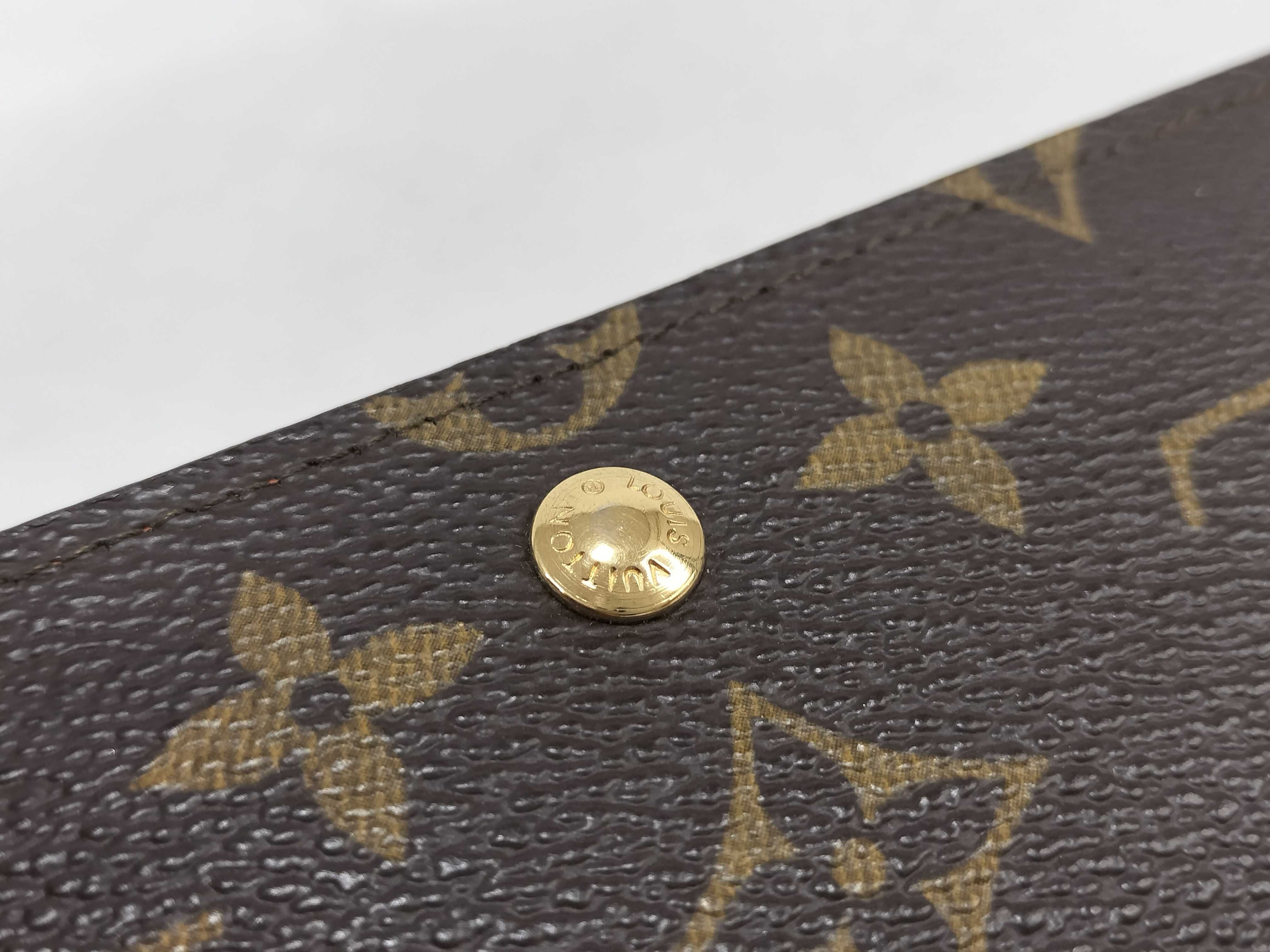 Monogram Louis Vuitton Monogram Portemonnaie Credit 874AN Wallet — view 7