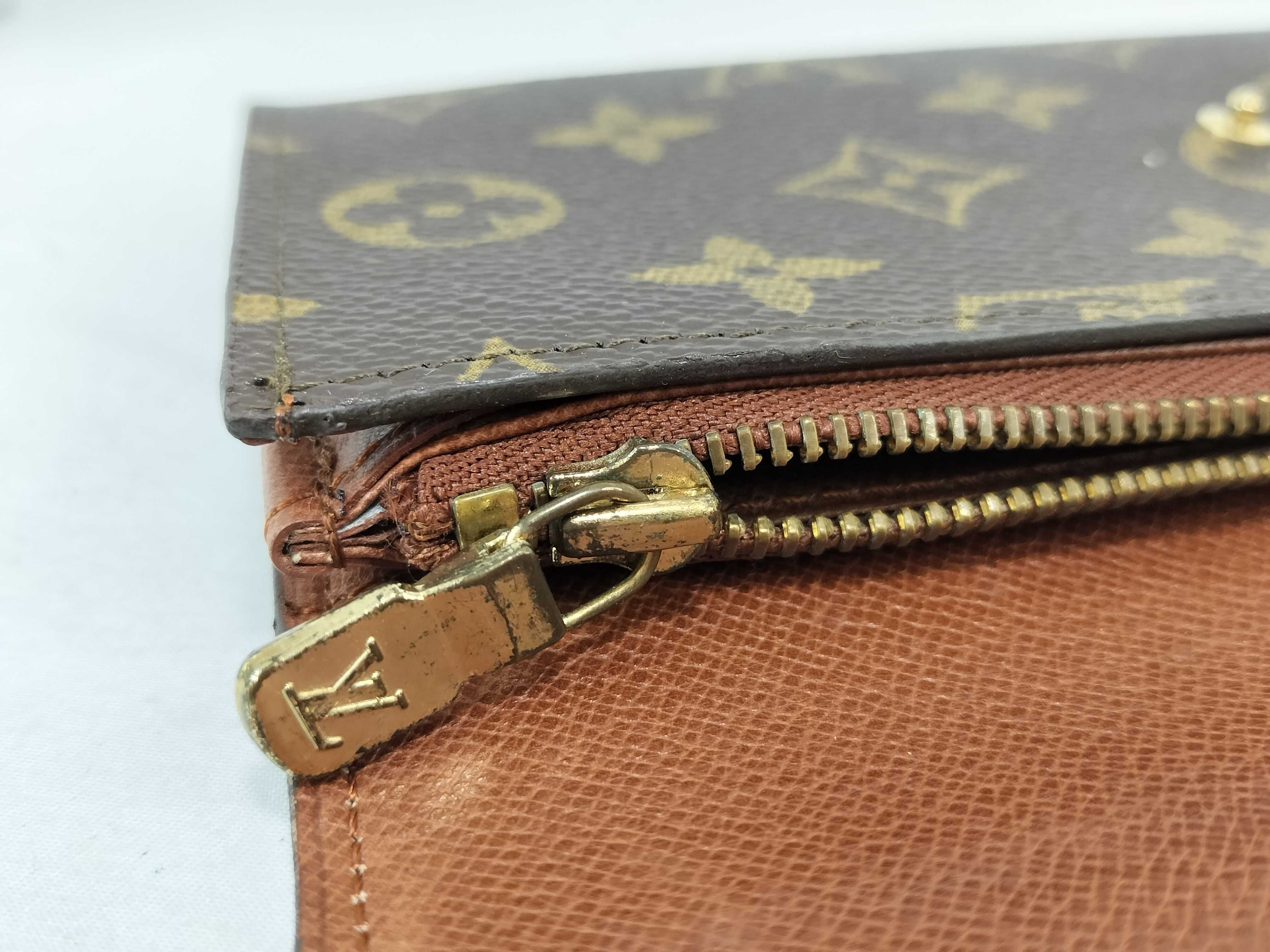 Monogram Louis Vuitton Monogram Portemonnaie Credit 874AN Wallet — view 8