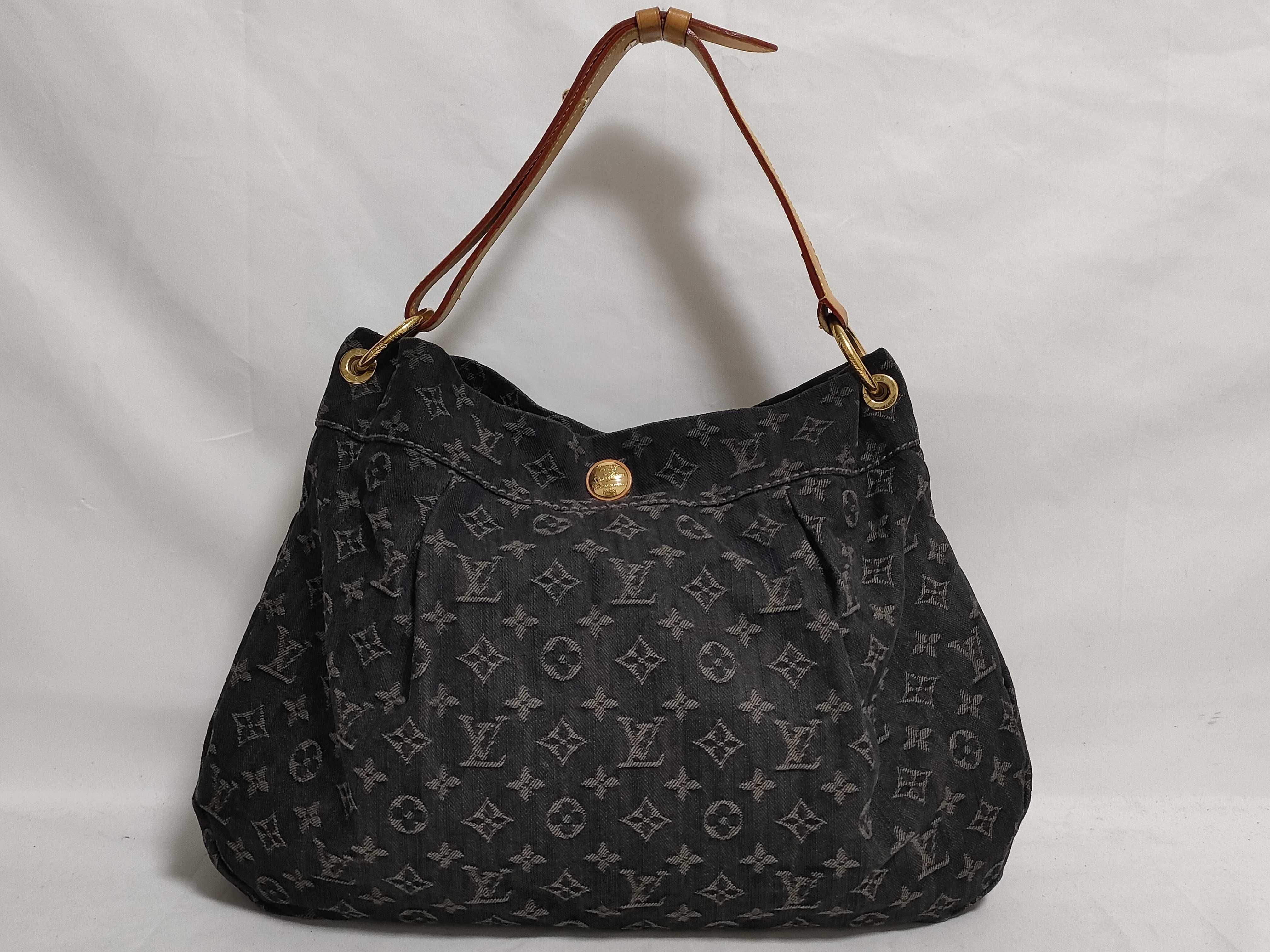 Monogram Denim M40494 Daily PM Noir Handbag