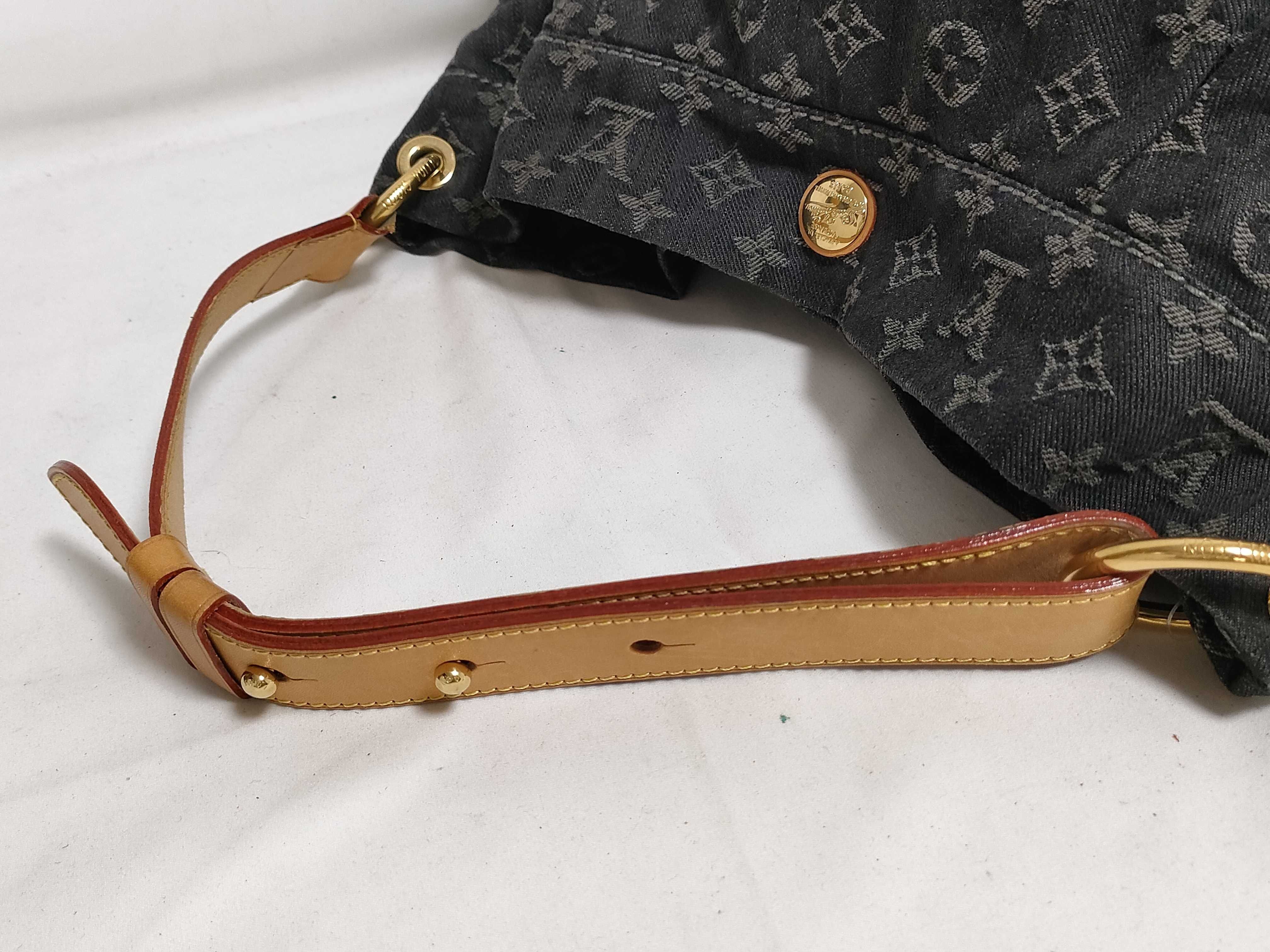 Monogram Denim M40494 Daily PM Noir Handbag — view 5
