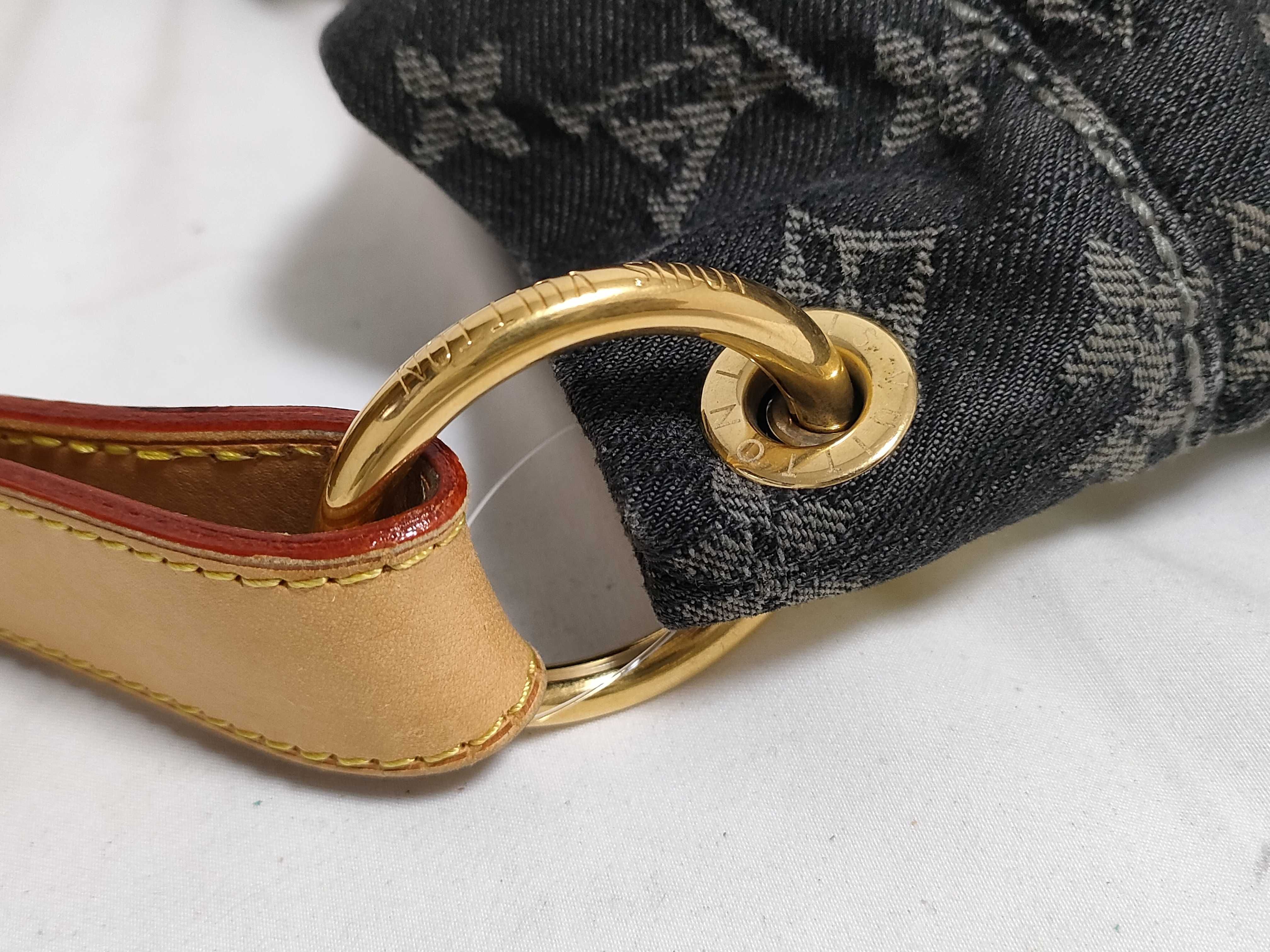Monogram Denim M40494 Daily PM Noir Handbag — view 7