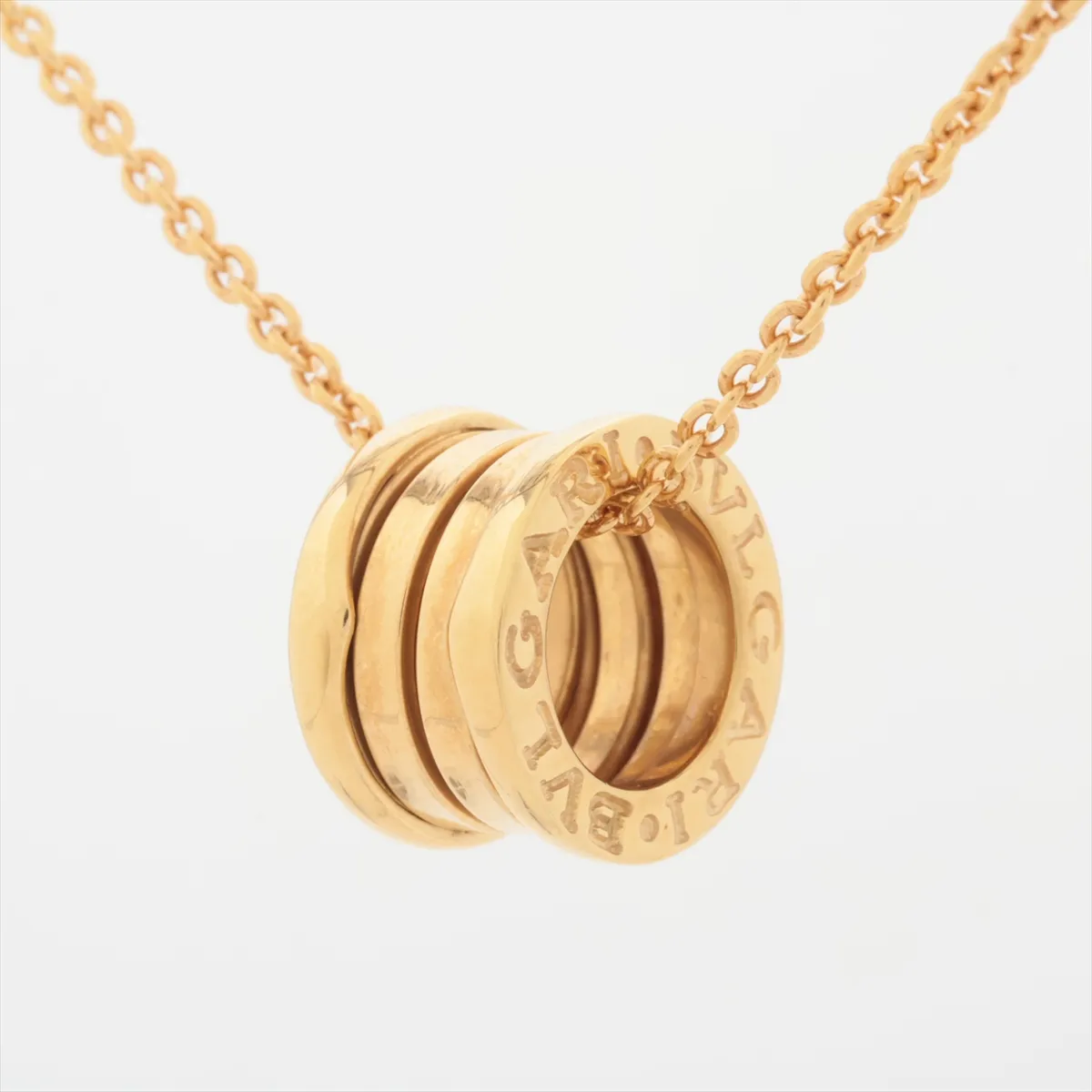 B Zero One Necklace 750(YG) 12.7g Lobster ring side ring gap — view 2