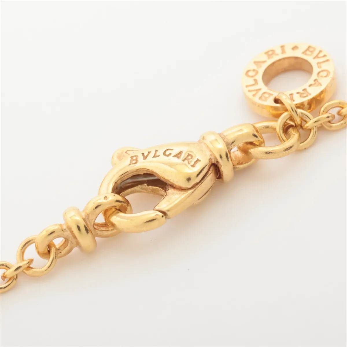 B Zero One Necklace 750(YG) 12.7g Lobster ring side ring gap — view 4
