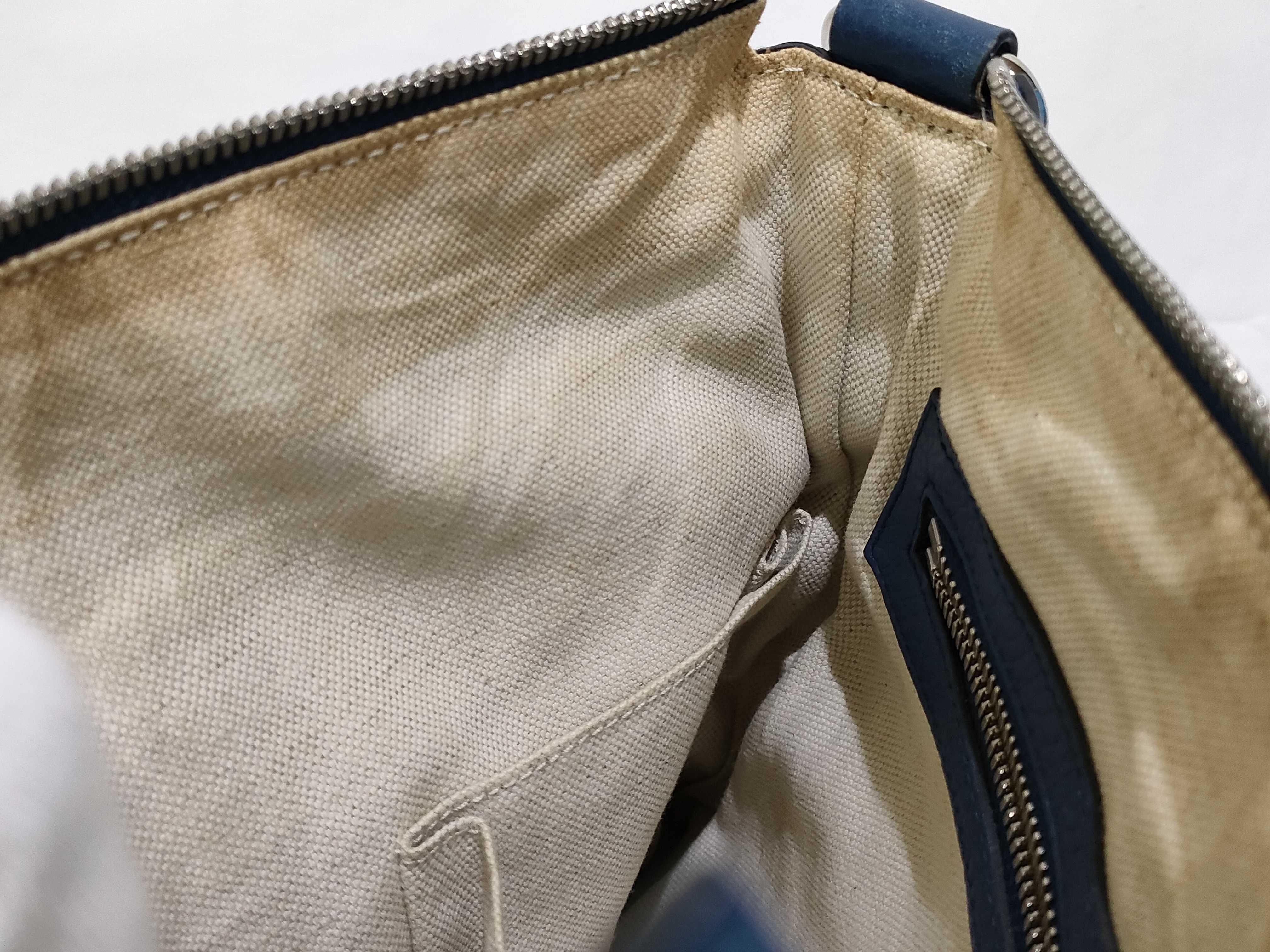 PH- Interlocking G Soho Blue Leather Messenger Bag 32 Shoulder Bag — view 12