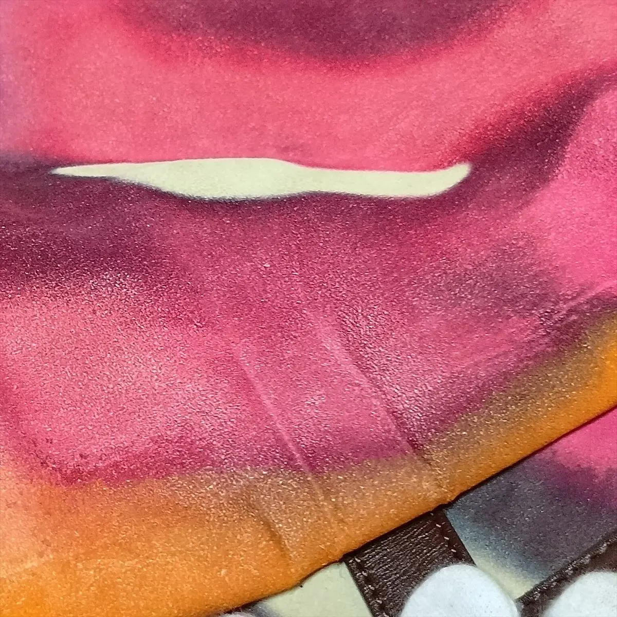 Embroidered Suede x Leather Shoulder Bag, Camellia, Multicolor, Silver Hardware, 20988219 (Serial Number in the 20s) — view 10