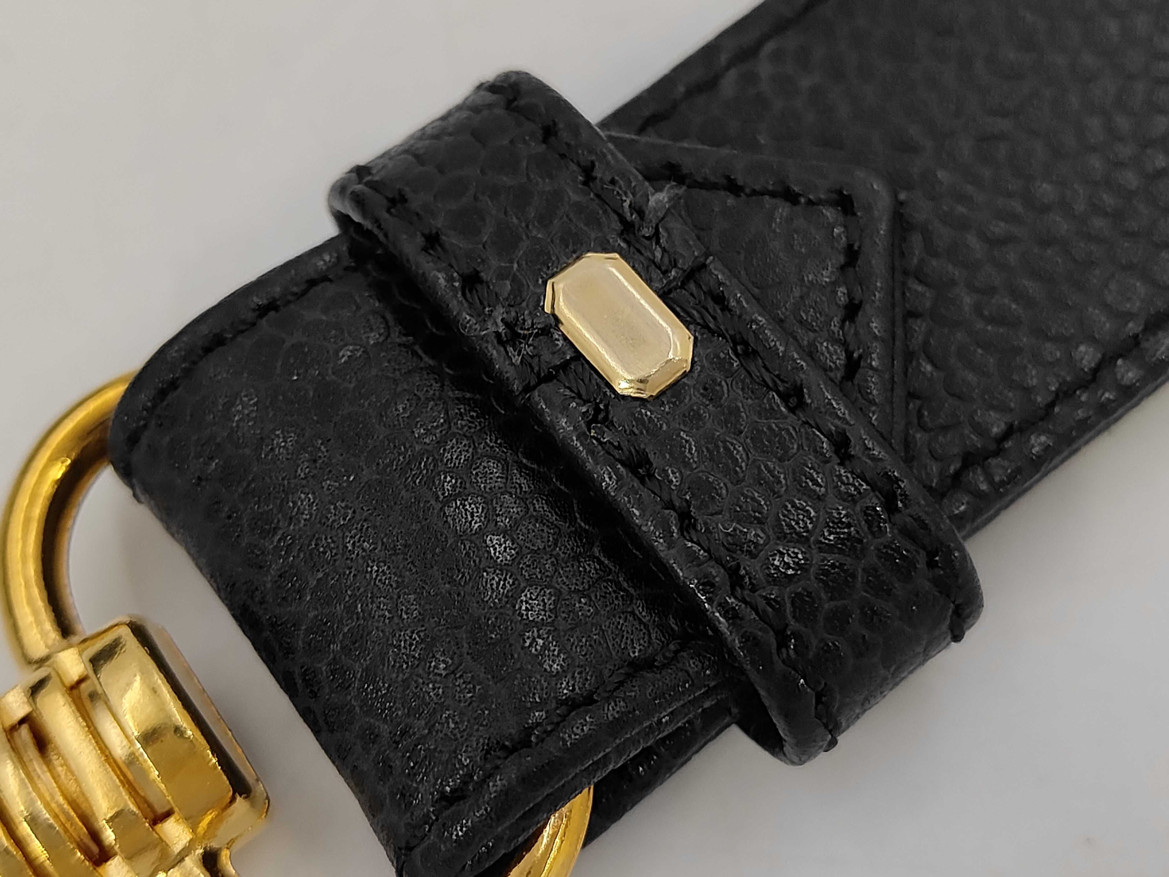 Coco Mark Boston Bag, Caviar Leather, Black, with seal, 3496408, includes guarantee, clochette, padlock, but the zipper pull is torn. — view 14