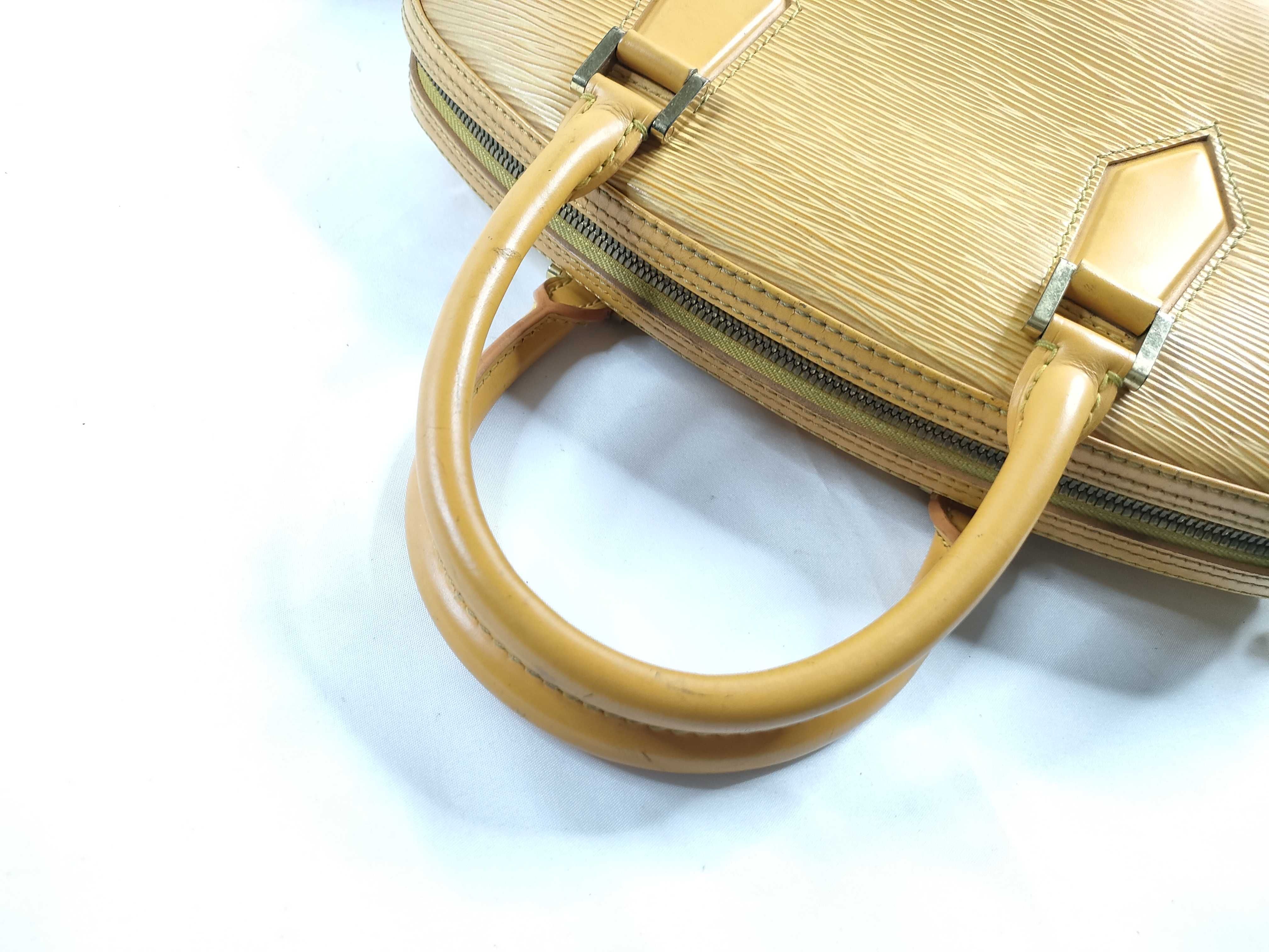Epi Jasmine Epi Tassili Yellow Handbag — view 6
